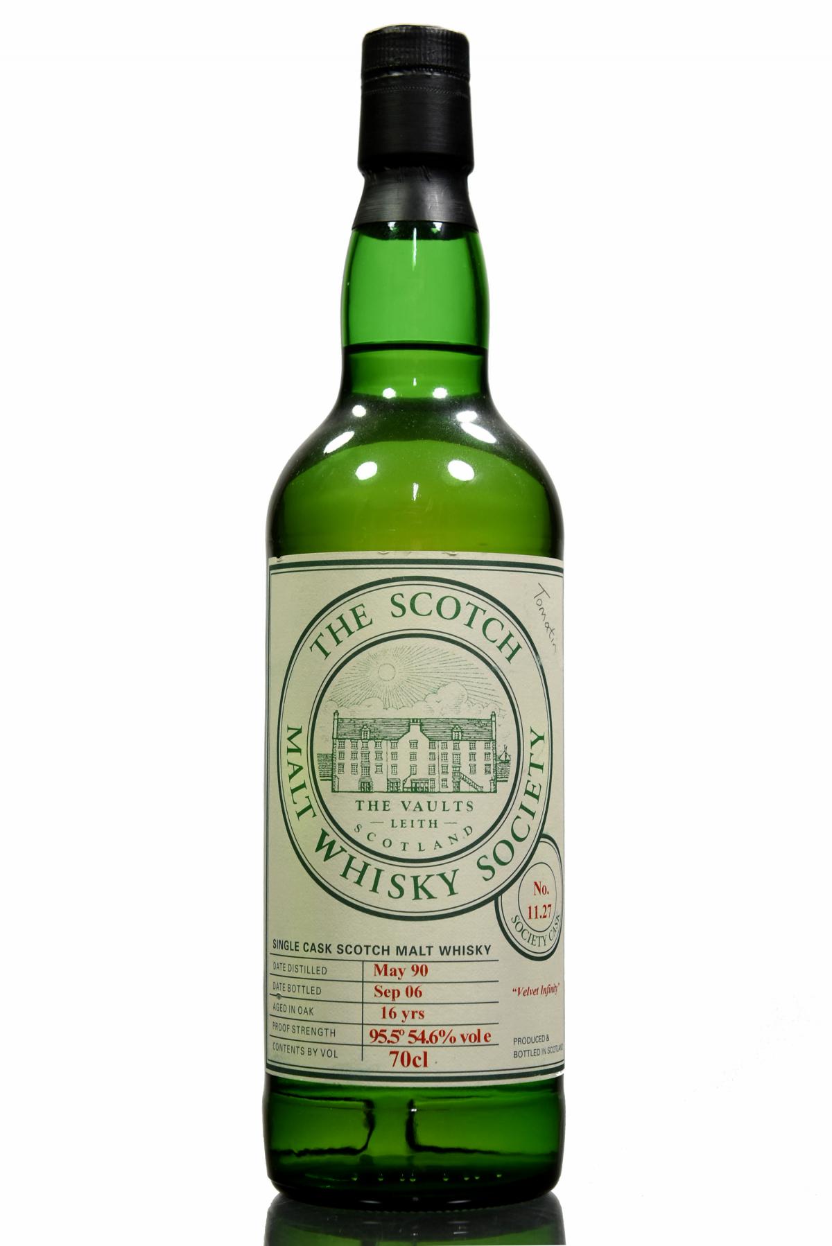 Tomatin 1990-2006 - 16 Year Old - SMWS 11.27