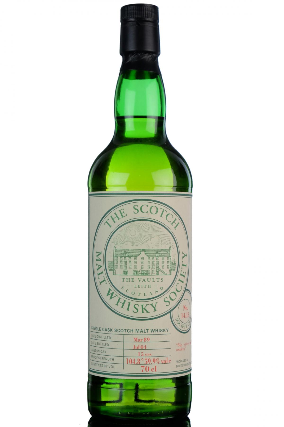 Talisker 1989 - 2004 15 Smws 1413