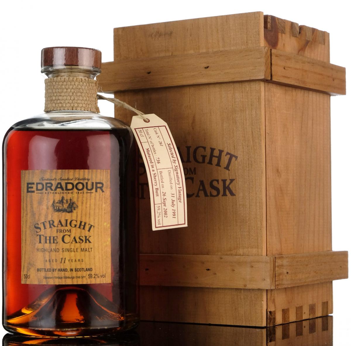 Edradour 1991 - 2002 11 Straight From The Cask