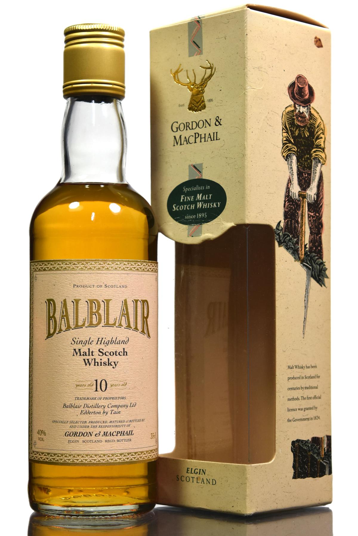 Balblair 10 Year Old - Gordon & MacPhail - 35cl