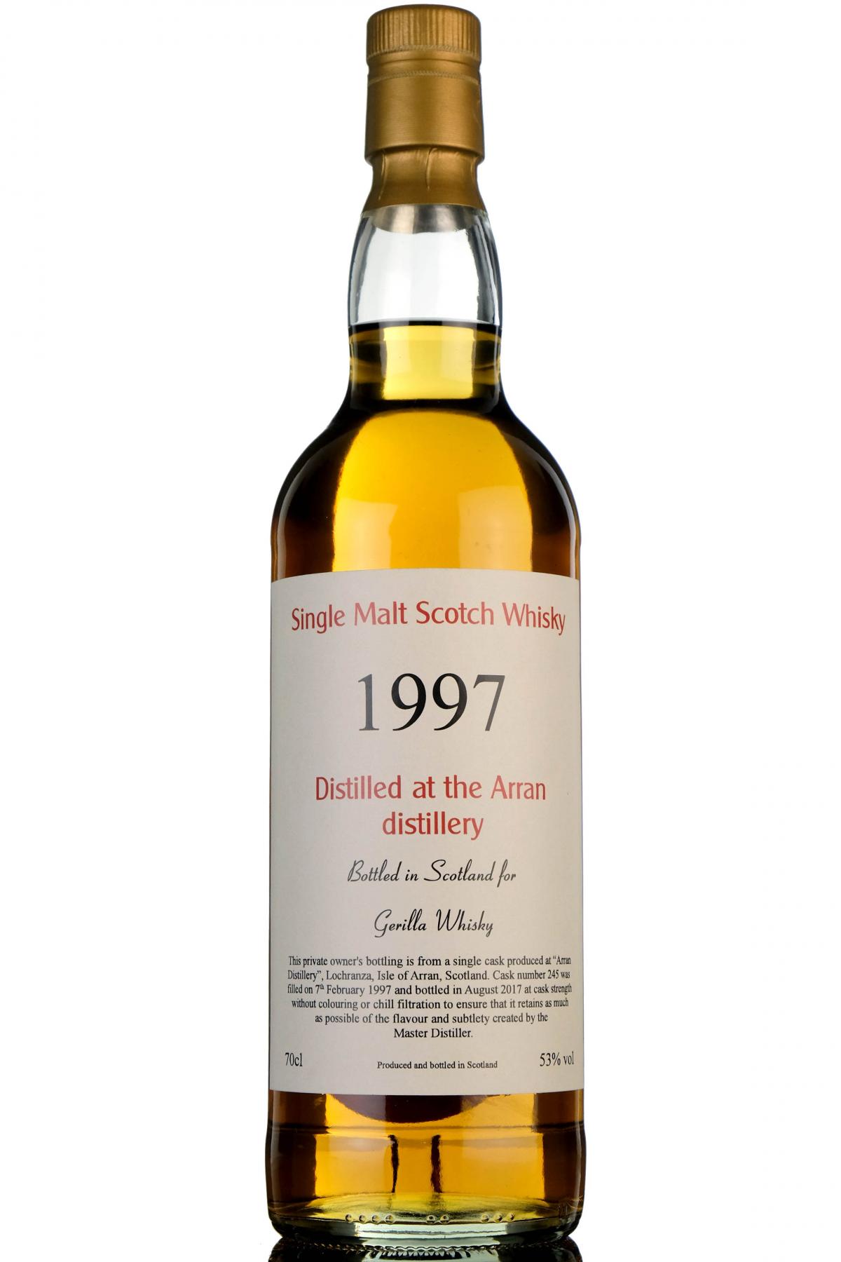 Arran 1997-2017 - Private Bottling - Cask 245