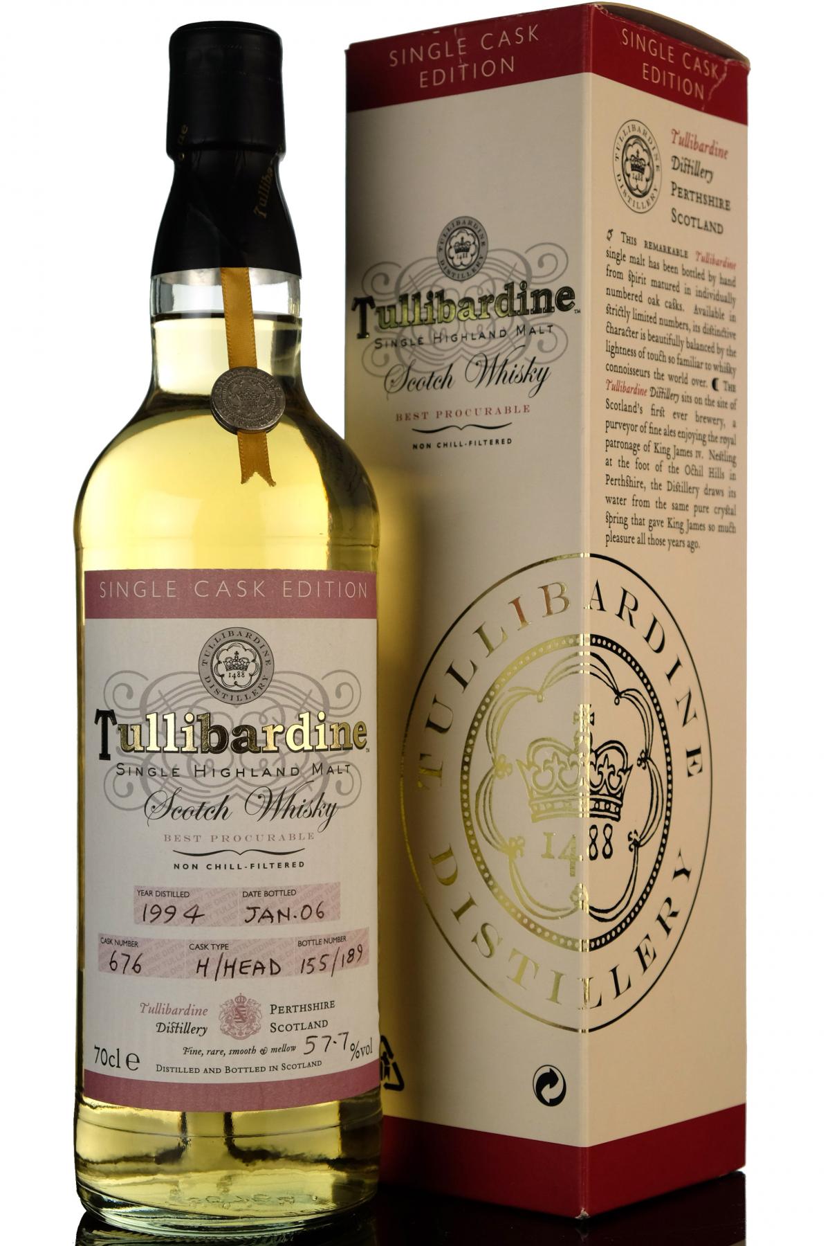 Tullibardine 1994 - 2006 Single Cask 676