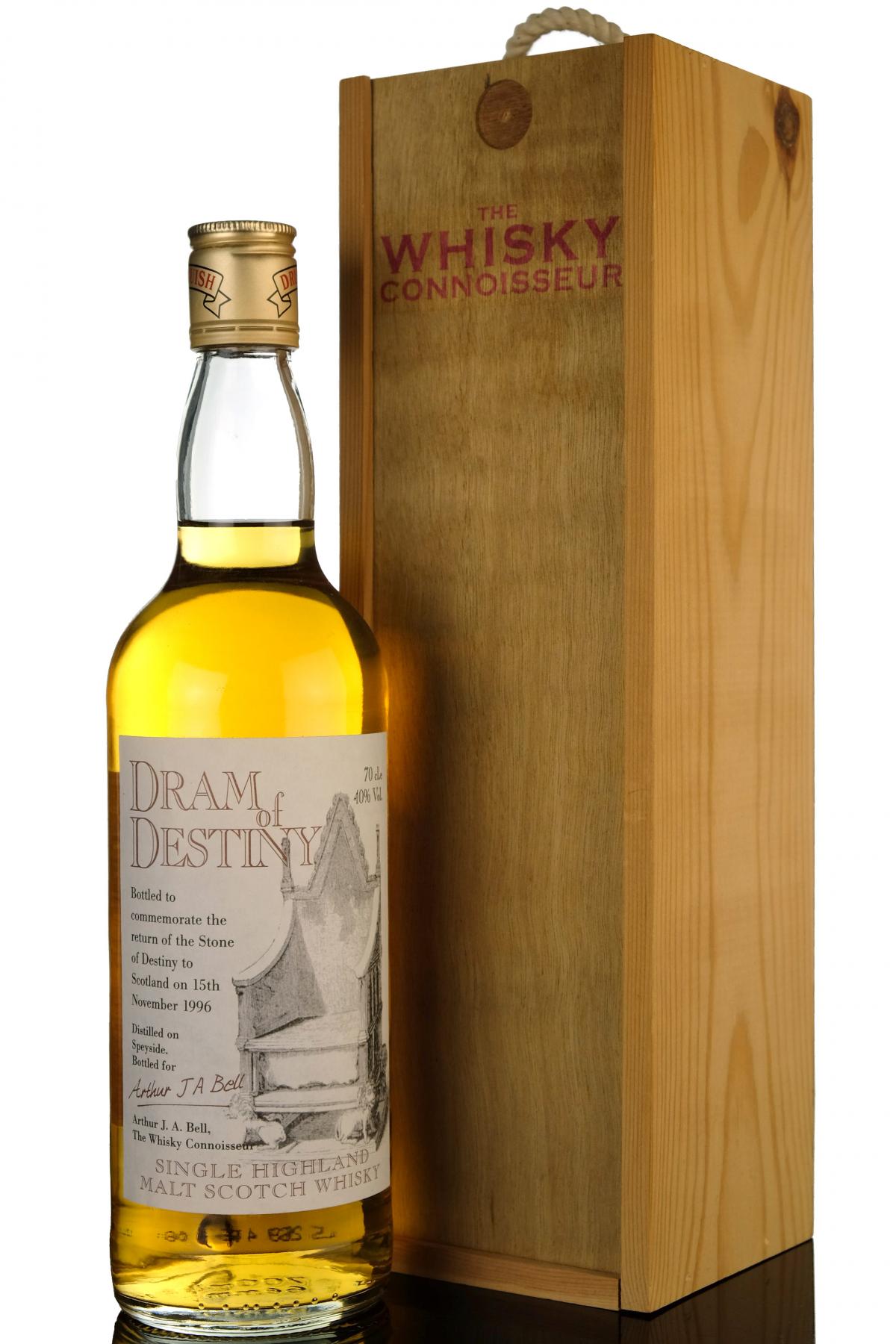 Dram Of Destiny Bottled 1996