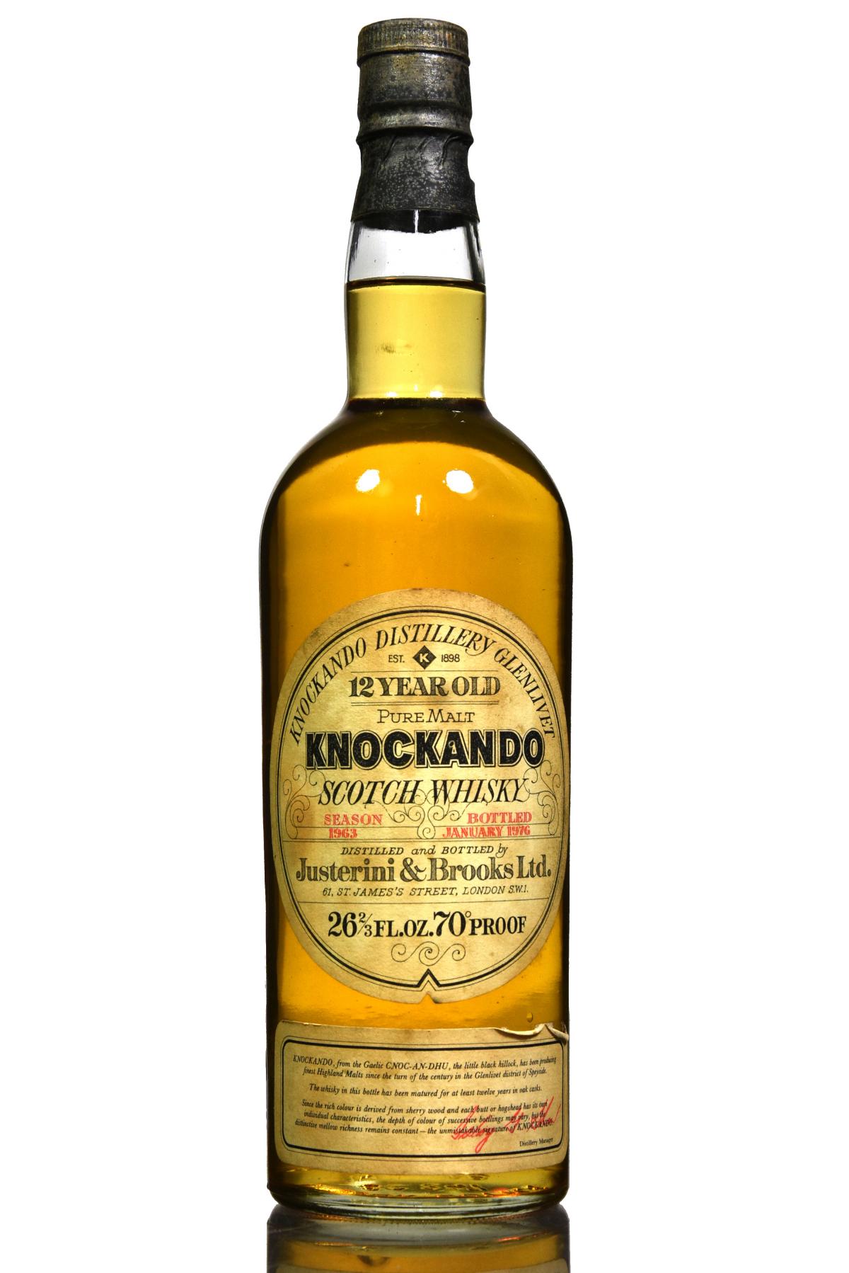 Knockando 1963-1976 - 12 Year Old