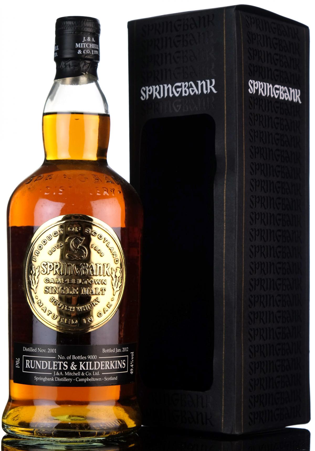 Springbank 2001-2012 - Rundlets & Kilderkins