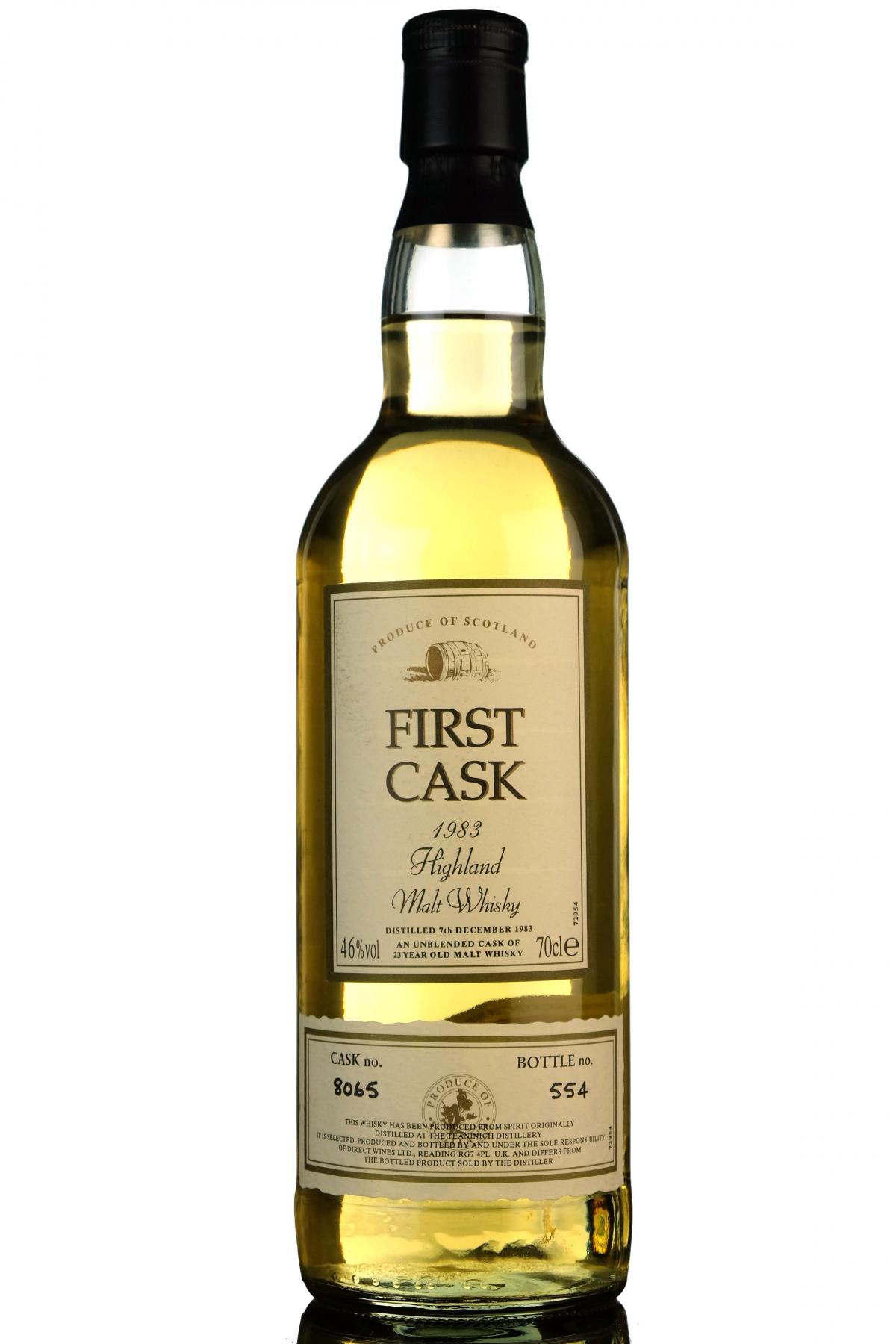 Teaninich 1983  23 Year Old  First Cask 8065