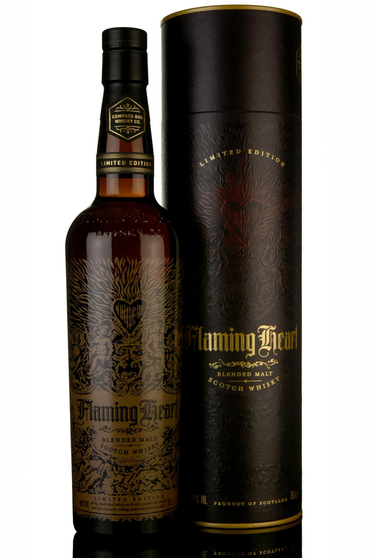 Compass Box Flaming Heart