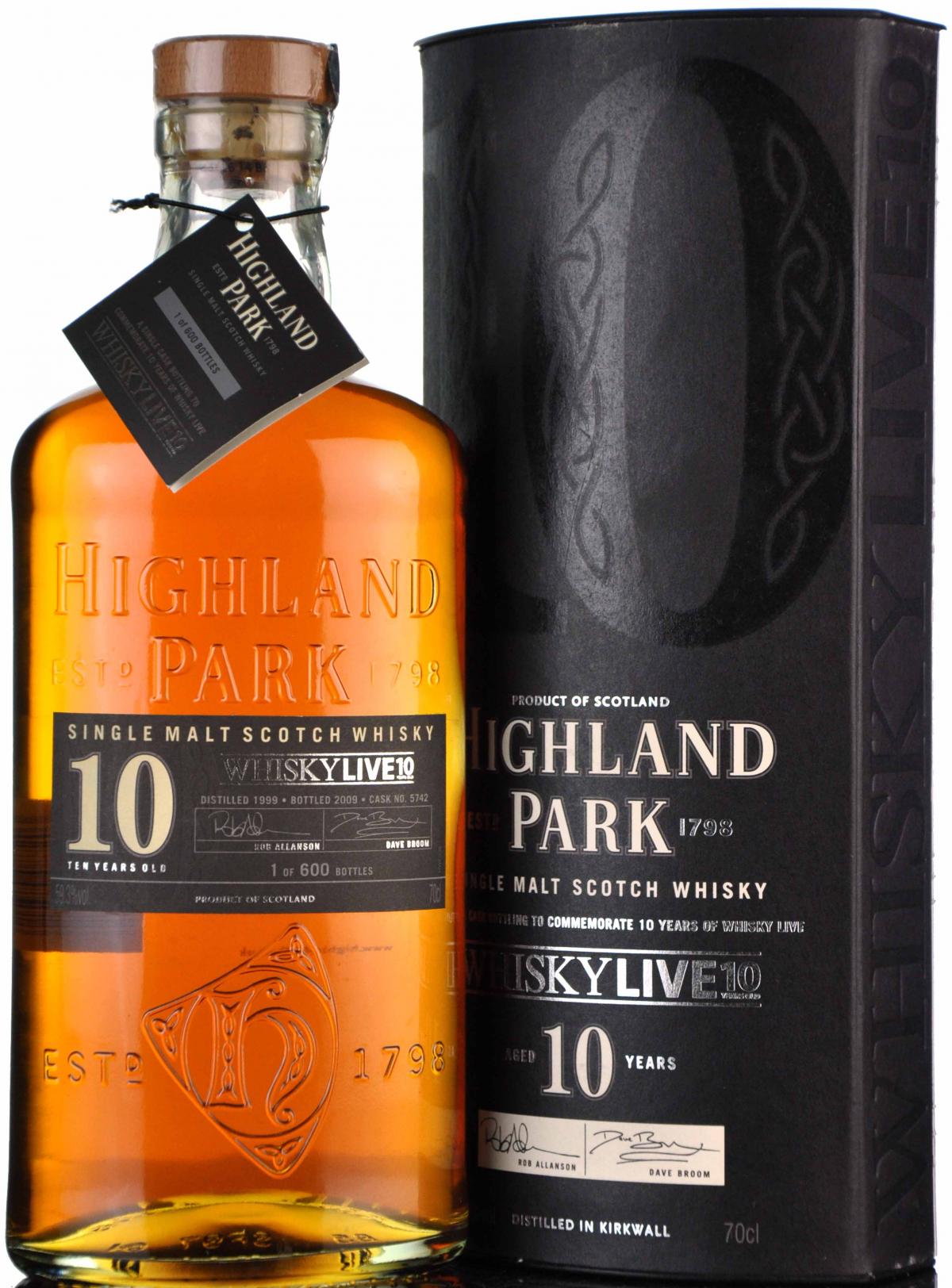 Highland Park 1999 - 2009 10 Single Cask 5742