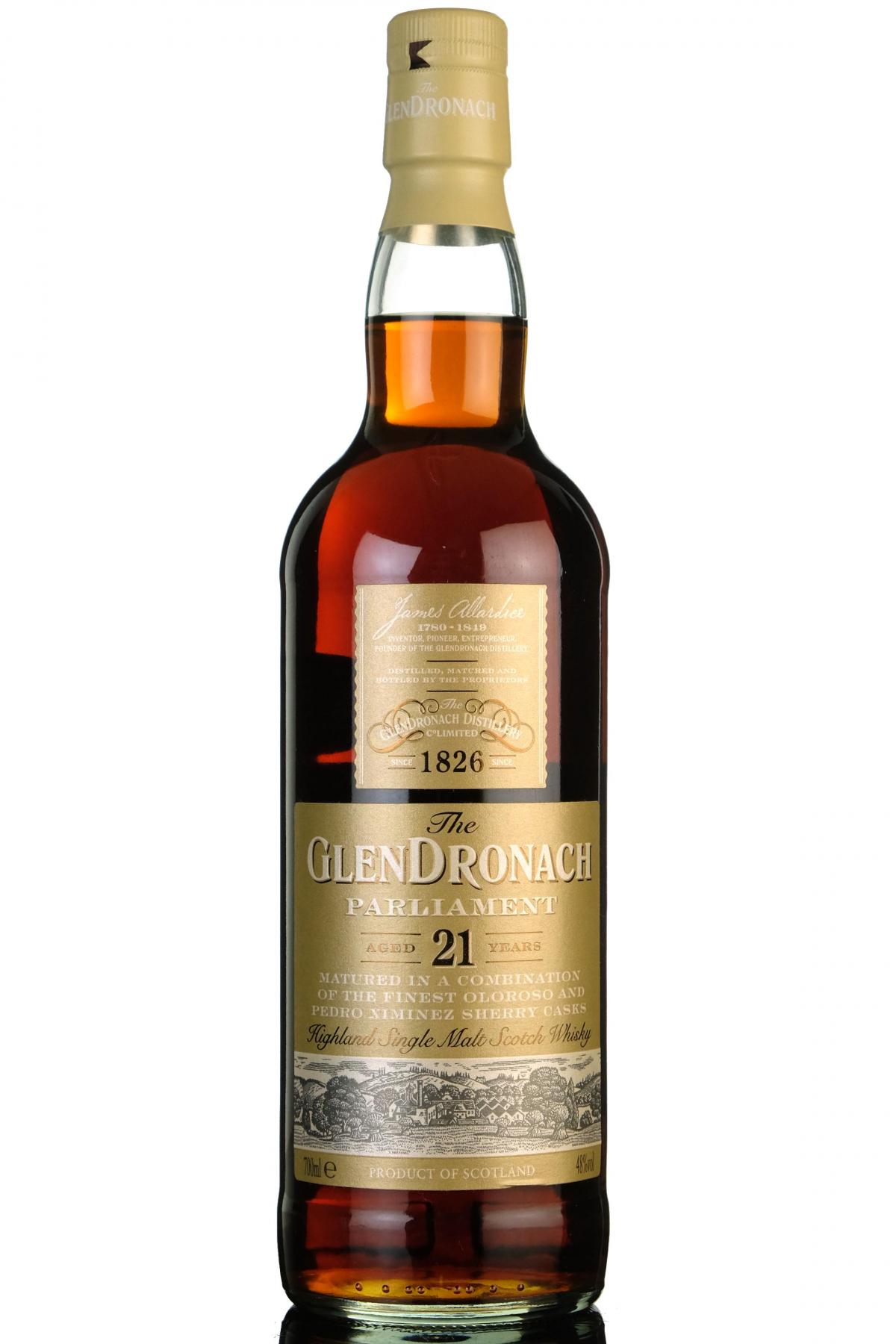 Glendronach 21 Year Old - Parliament