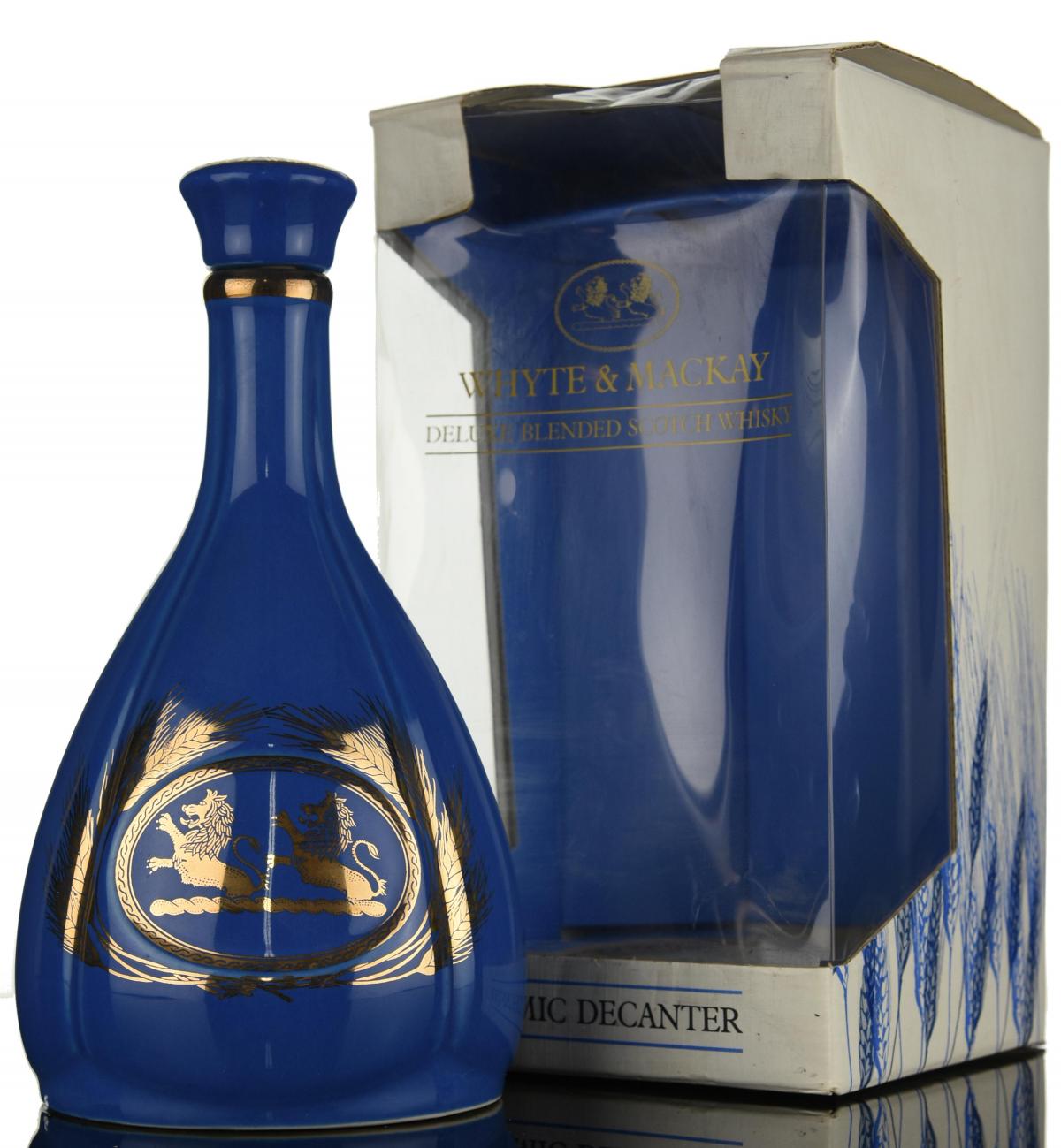Whyte & MacKay Ceramic Decanter- 1980s