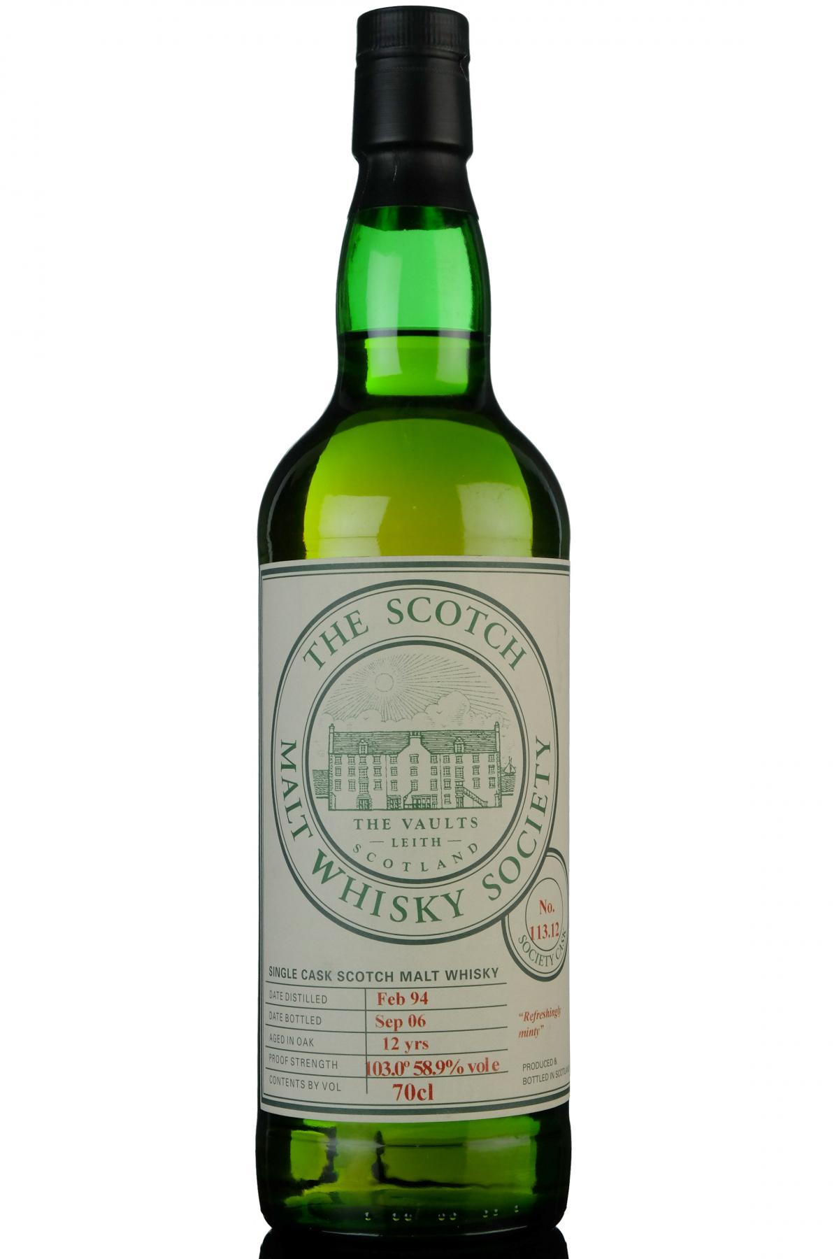 Braes Of Glenlivet 1994-2006 - 12 Year Old - SMWS 113.12