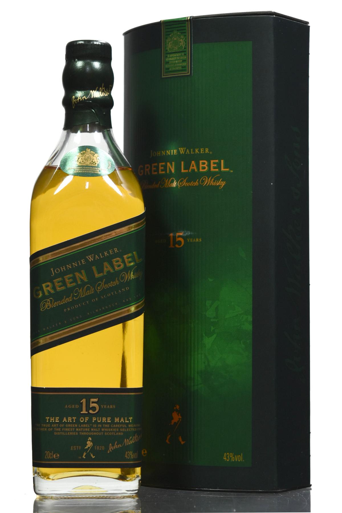 Johnnie Walker Green Label - 20cl