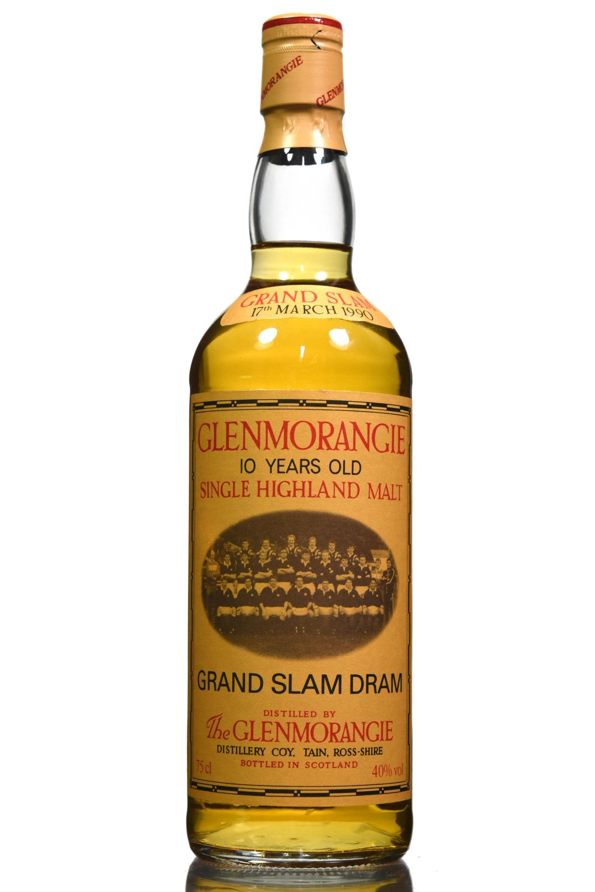 Glenmorangie 10 Year Old - Grand Slam Dram 1990