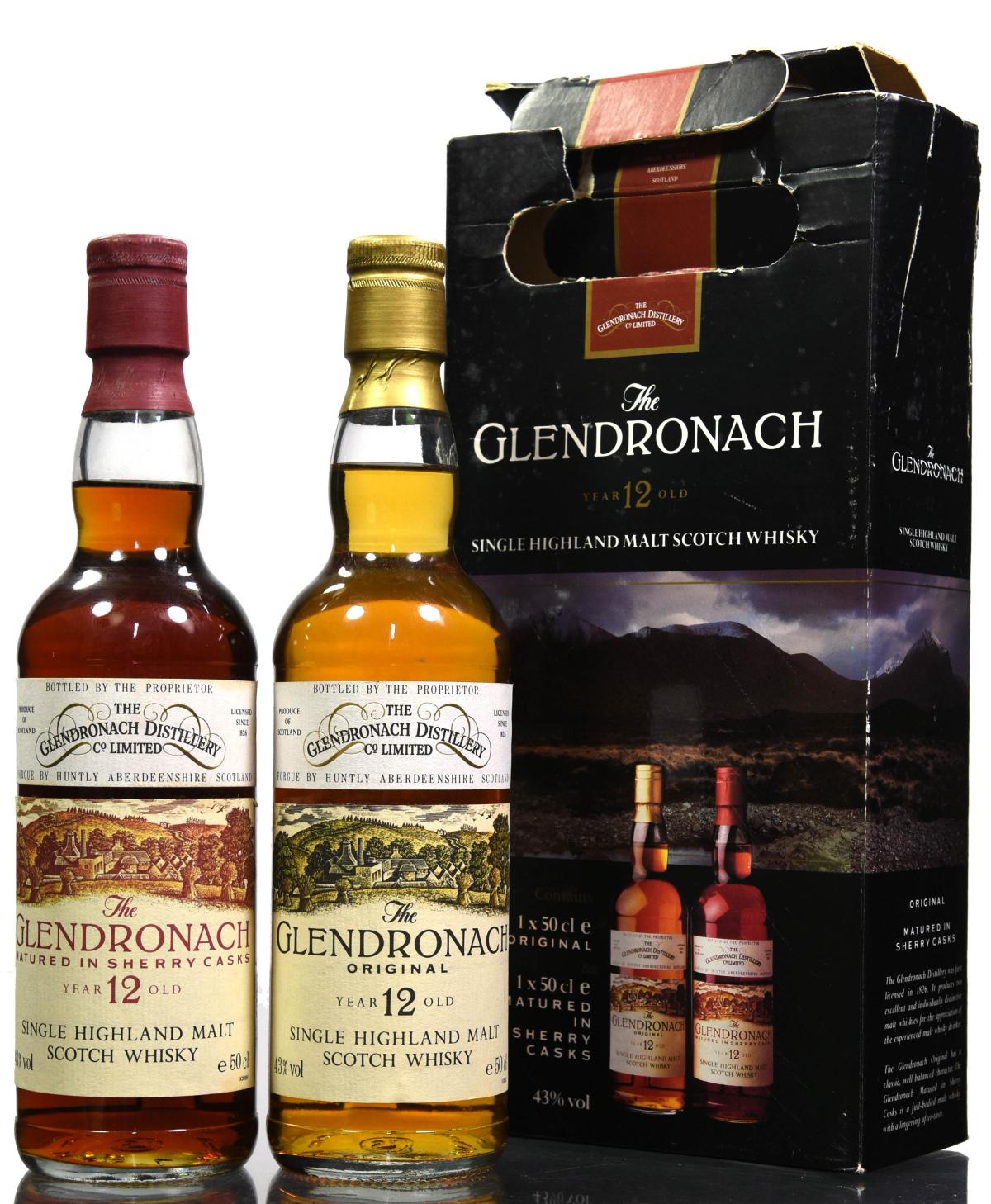 Glendronach 50cl Box Set