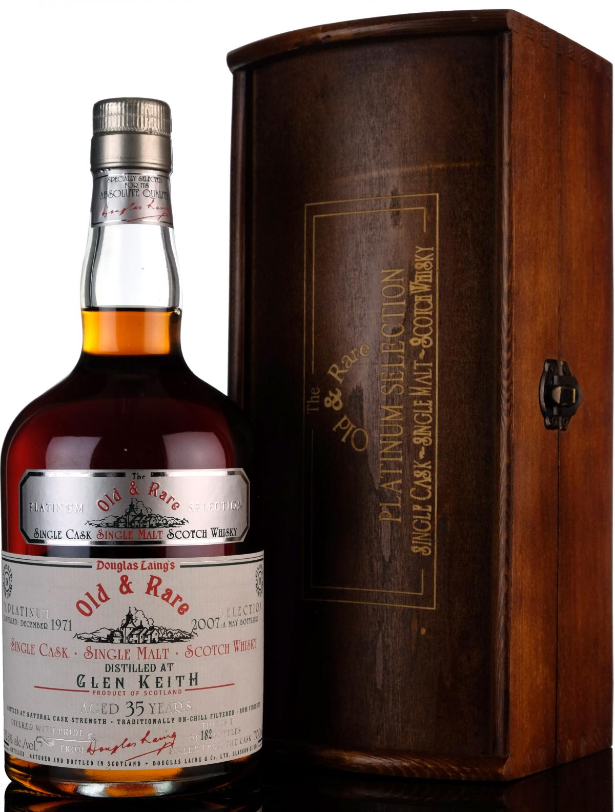 Glen Keith 1971-2007 - 35 Year Old - Douglas Laing - Old & Rare Platinum Selection