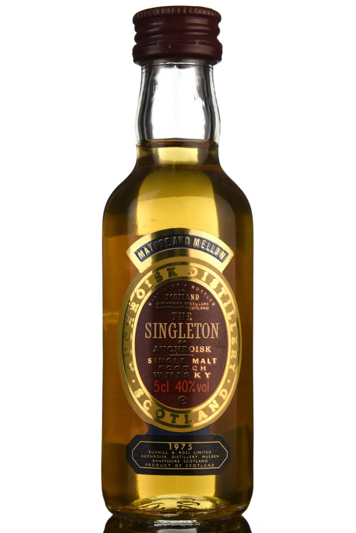 Singleton Of Auchroisk 1975 Miniature