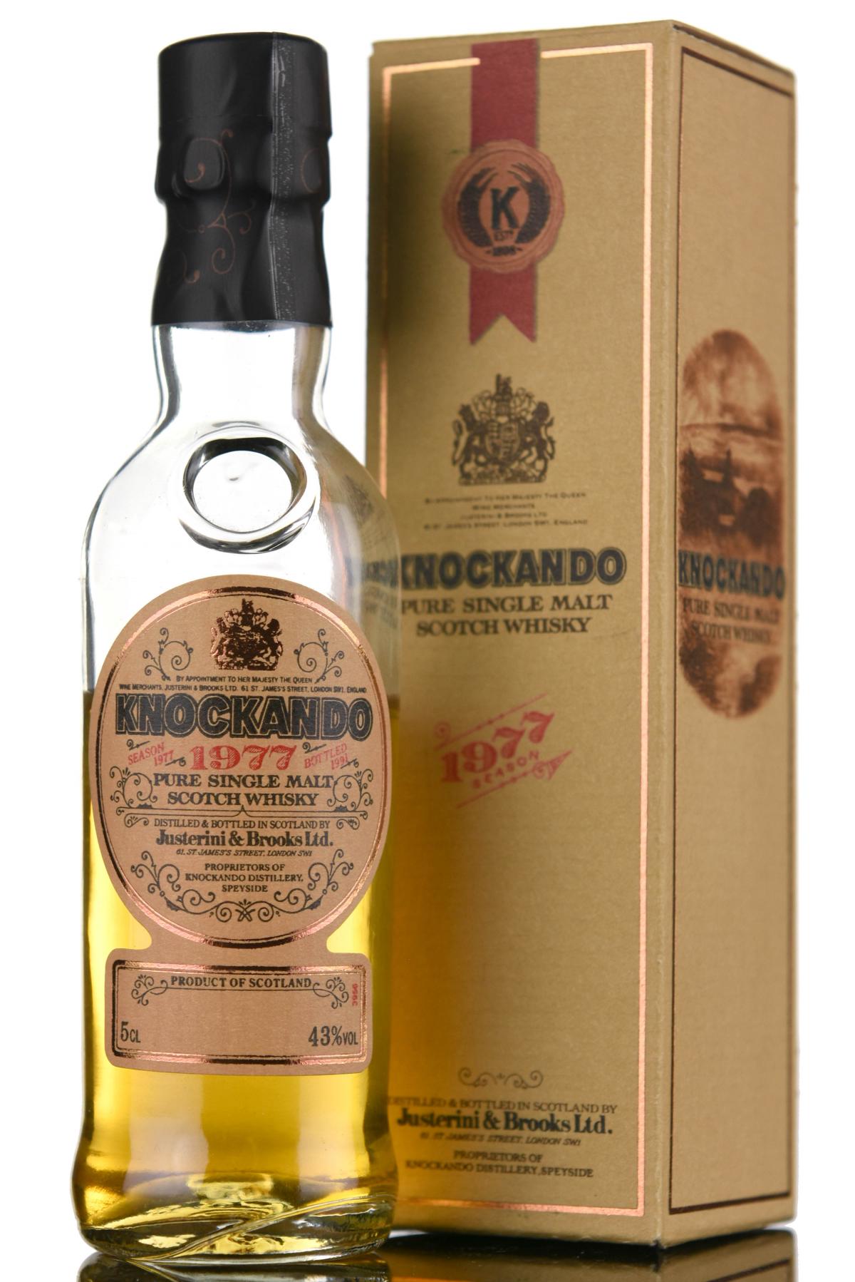 Knockando 1977-1991 Miniature