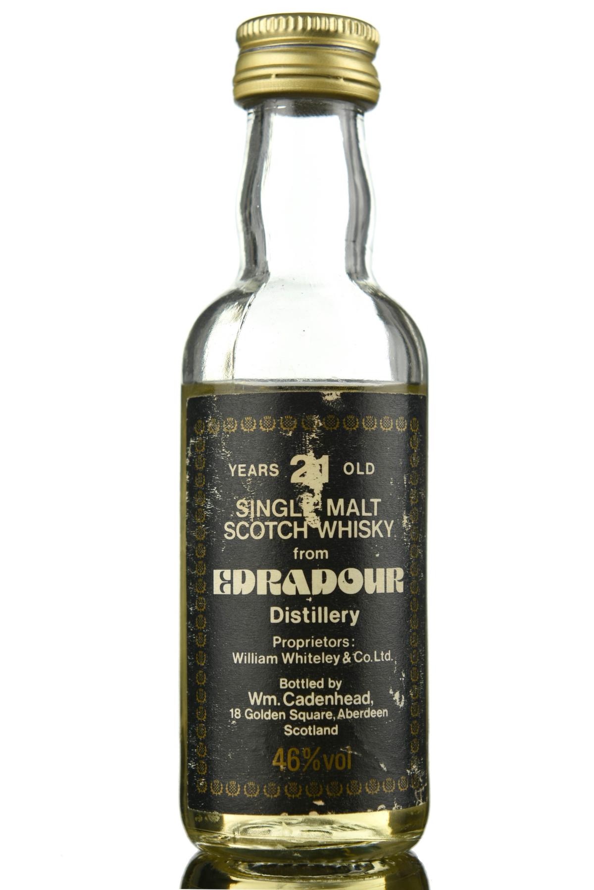 Edradour 21 Year Old - Cadenhead Miniature