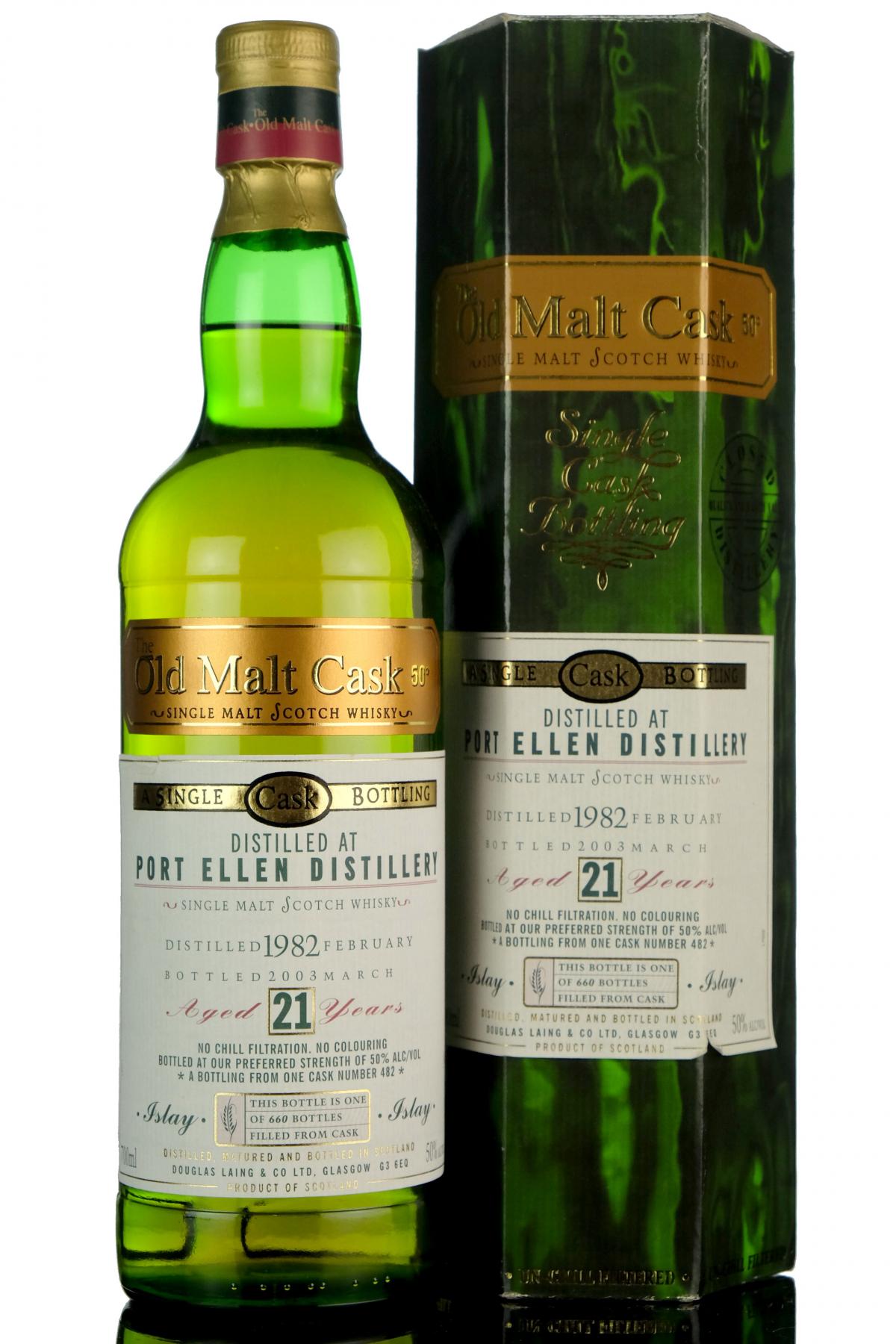 Port Ellen 1982-2003 - 21 Year Old - Douglas Laing - Old Malt Cask