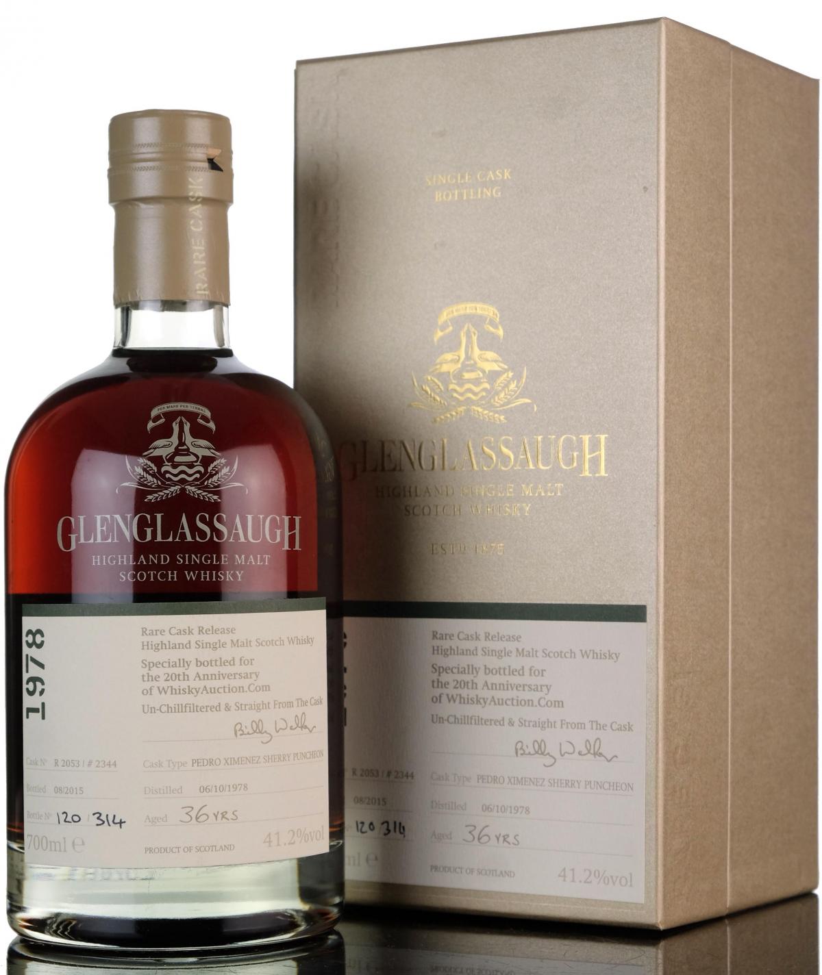 Glenglassaugh 1978-2015 - 36 Year Old - Rare Cask Release
