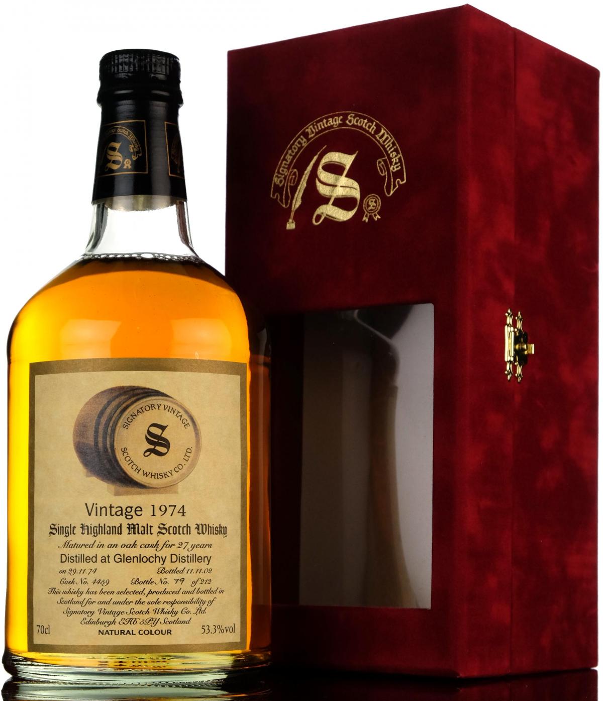 Glenlochy 1974 - 2002 27 Signatory Vintage
