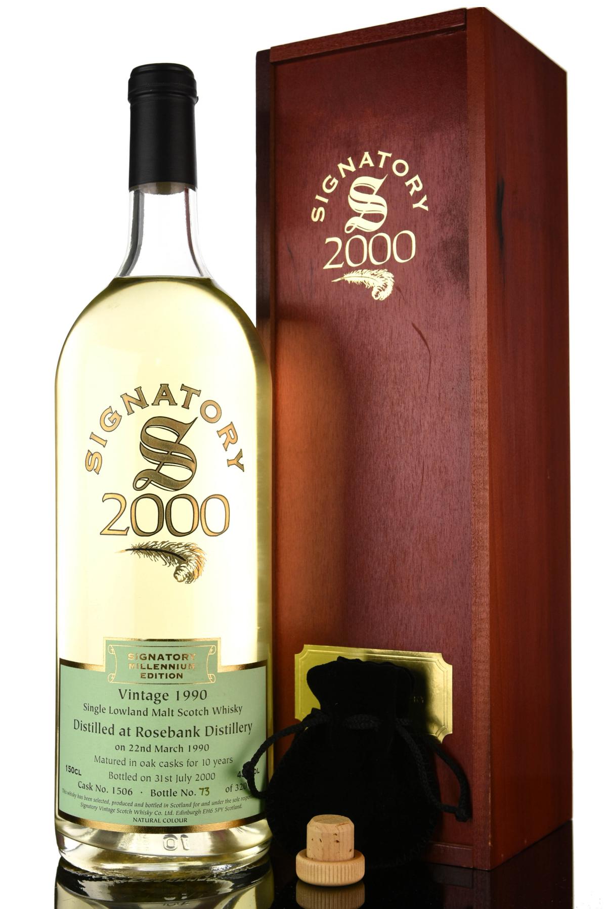 Rosebank 1990 - 2000 10 Signatory Vintage 15 Litre