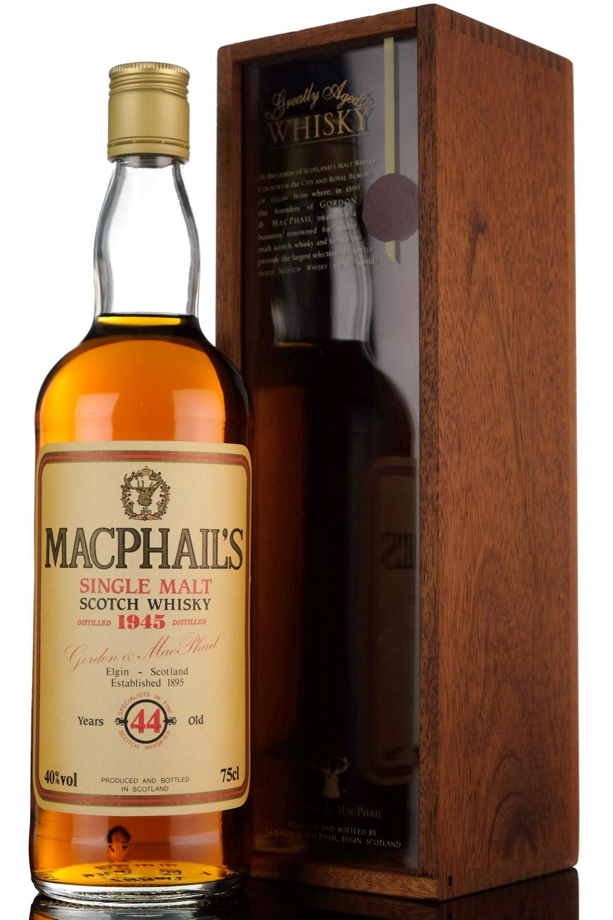 MacPhails 1945 - 44 Year Old - Gordon & MacPhail
