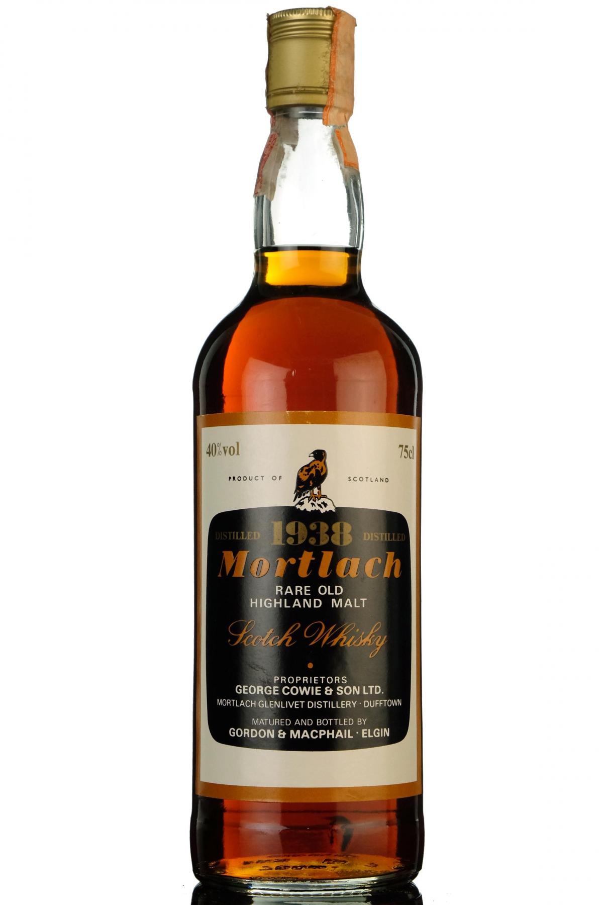 Mortlach 1938 - Gordon & MacPhail - 1980s