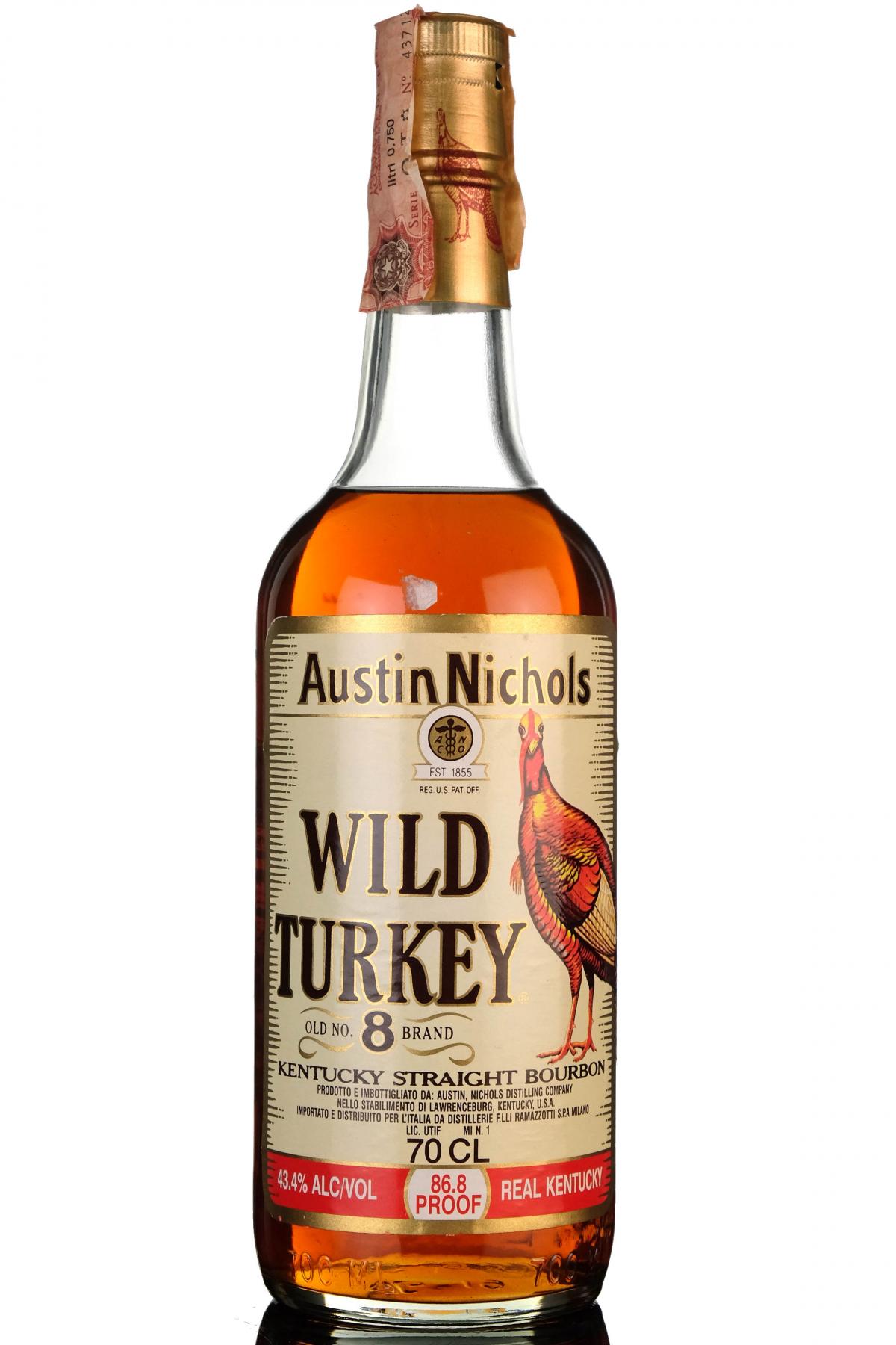 Austin Nichols Wild Turkey 8 Year Old - 86.8 Proof - 1994 Release