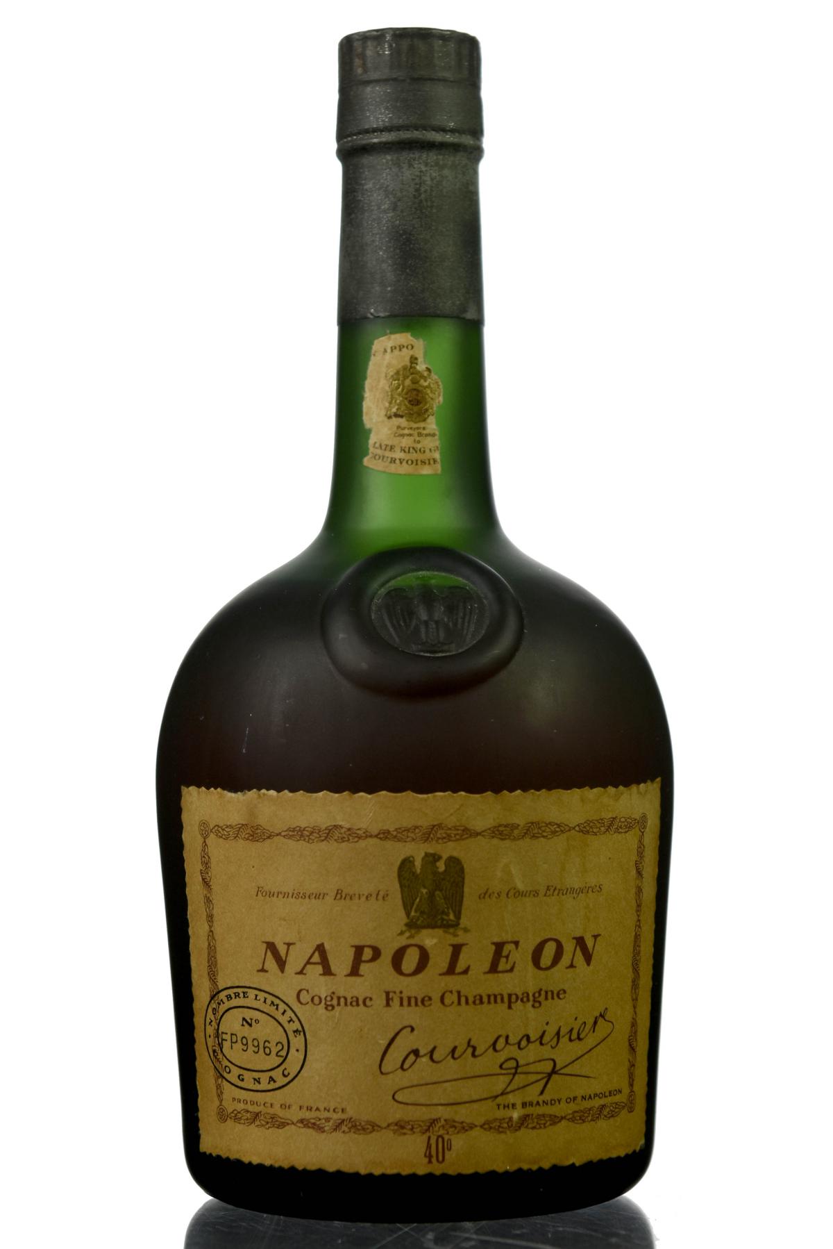 Courvoisier Napoleon Cognac Fine Champagne - 1950s