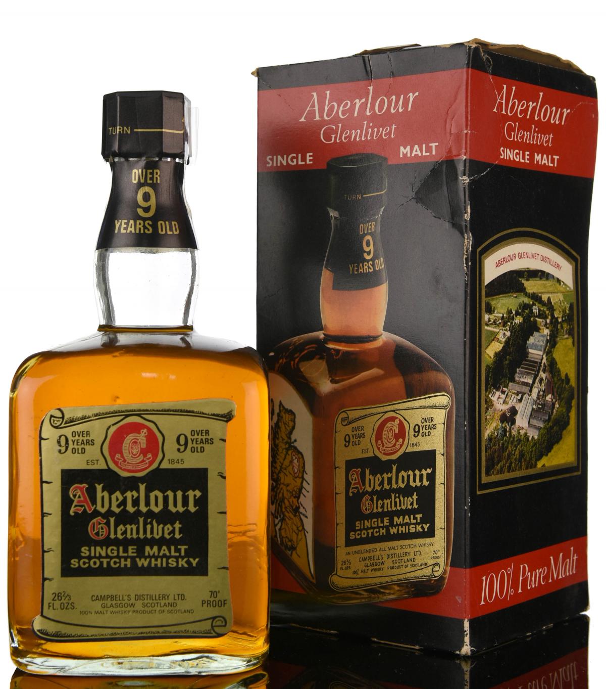 Aberlour-Glenlivet 9 Year Old - 1970s