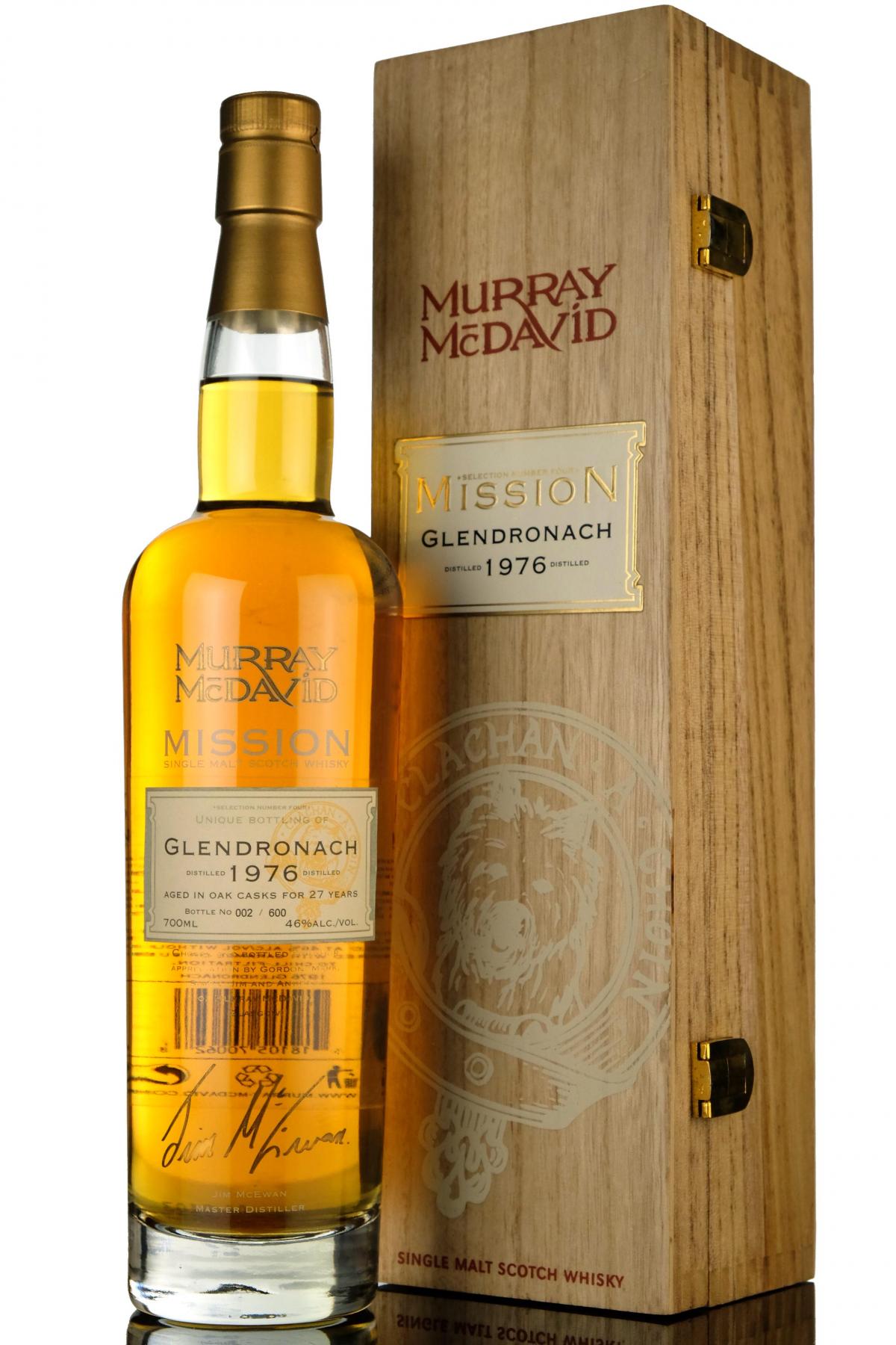 Glendronach 1976 - 27 Year Old - Murray McDavid Mission