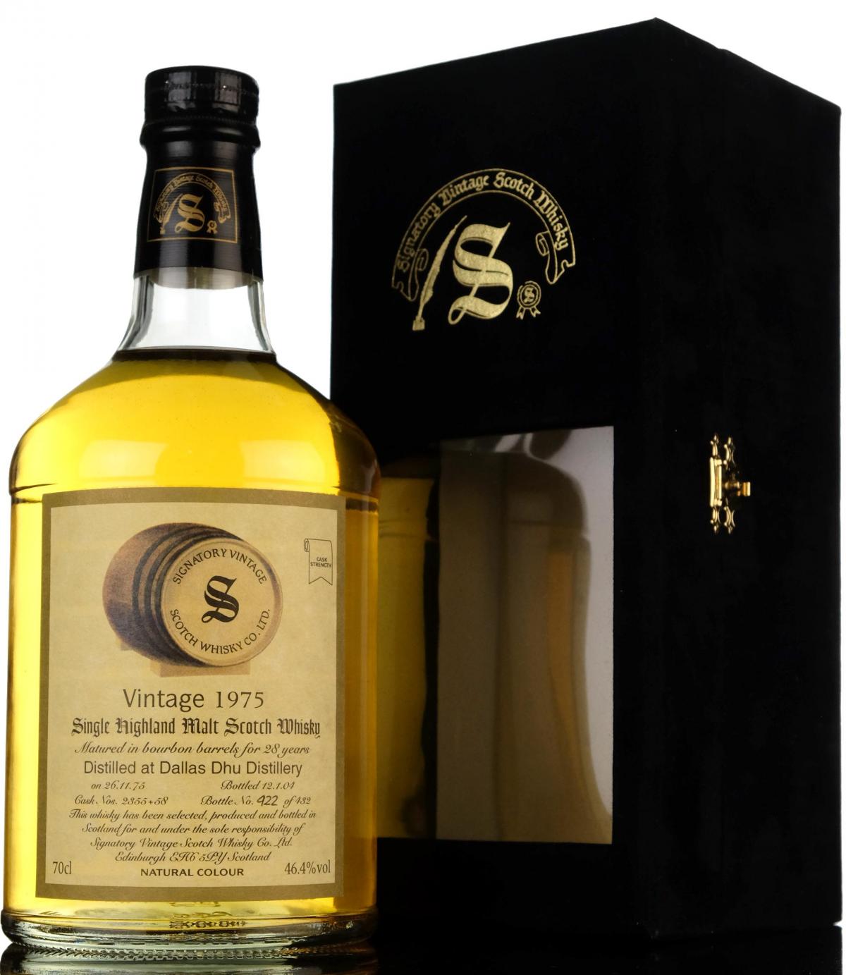 Dallas Dhu 1975-2004 - 28 Year Old - Signatory Vintage