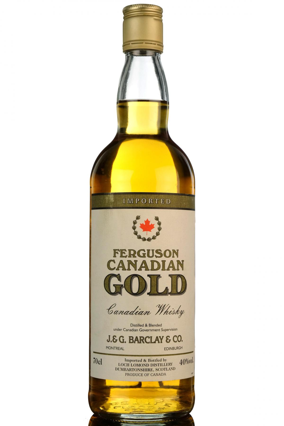 Ferguson Gold - Canadian Whiskey