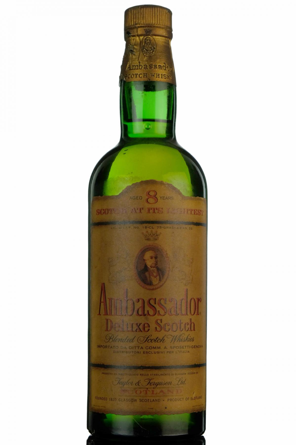 Ambassador 8 Year Old  1970s  Italian Import