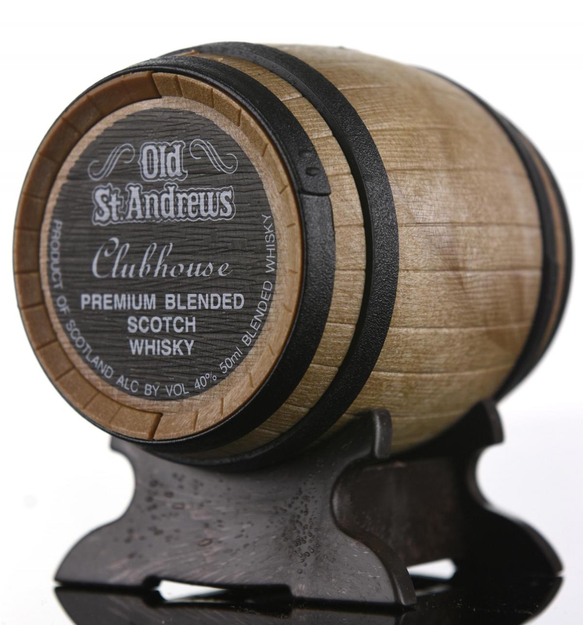 Old St Andrews Whisky Barrel - 500 Years Miniature