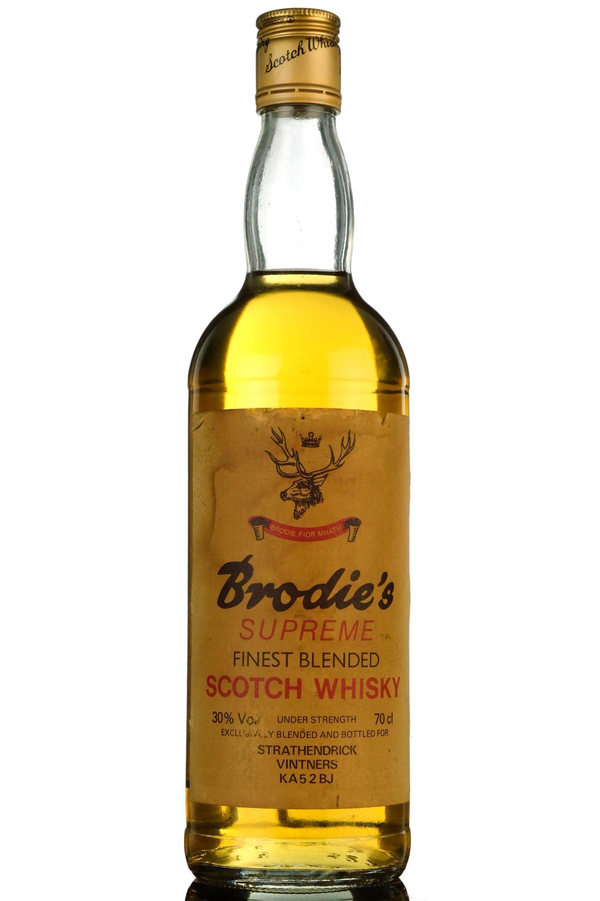 Brodies Supreme - Late 1970s