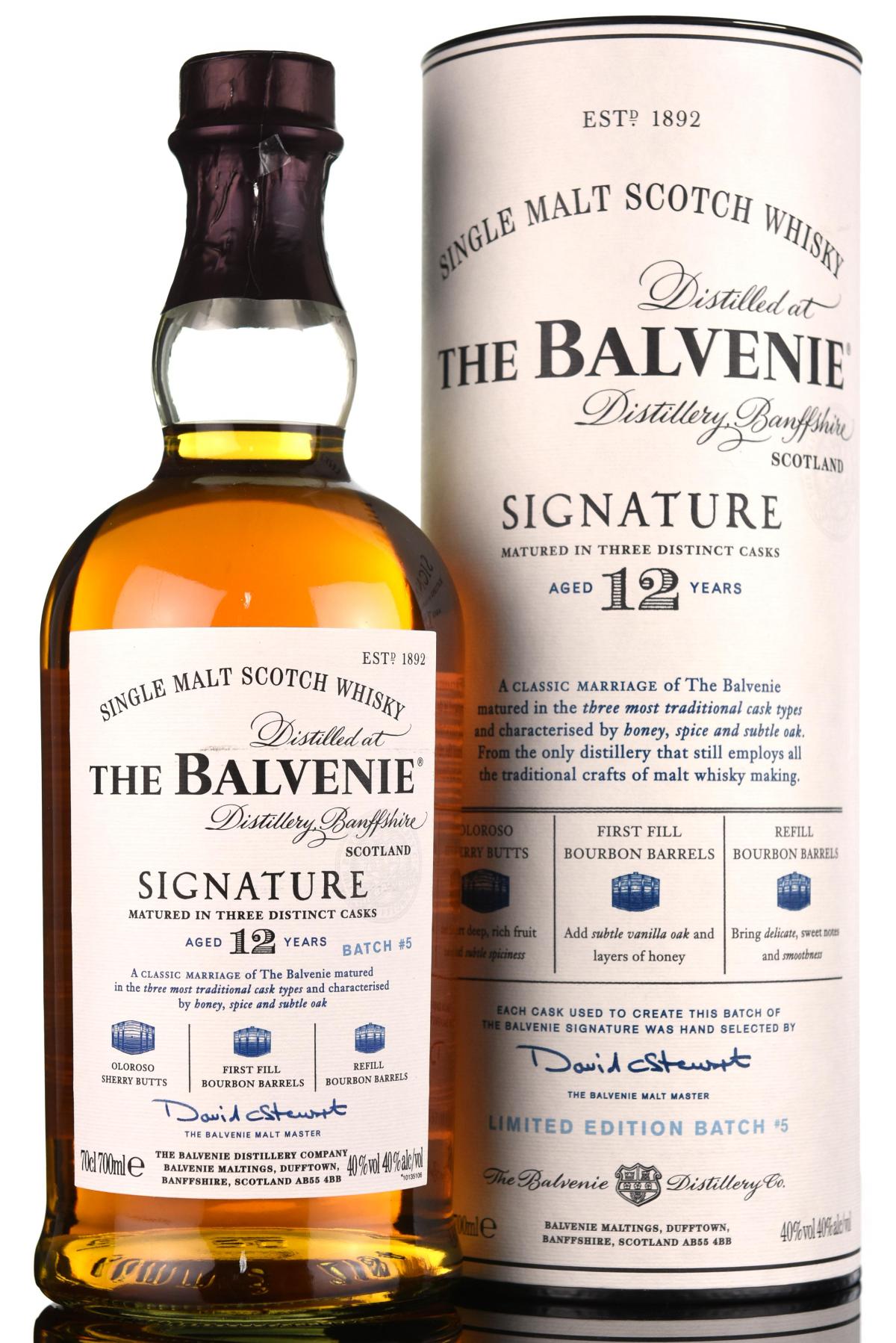 Balvenie 12 Year Old - Signature - Batch 5