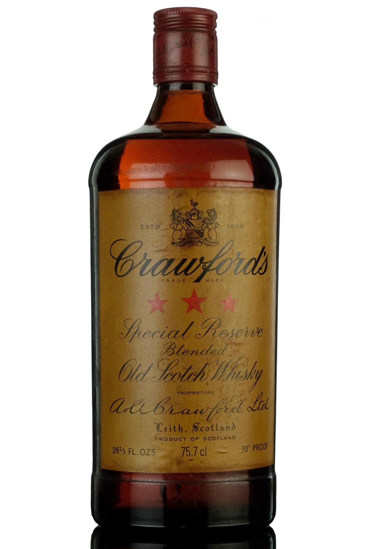 Crawfords 3 Star  Late 1970s
