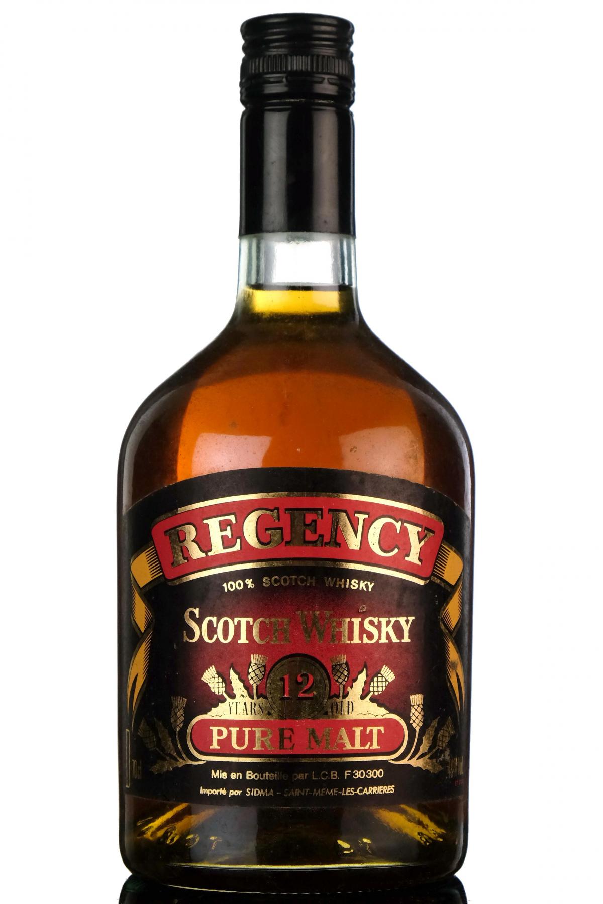 Regency 12 Year Old - 1990s