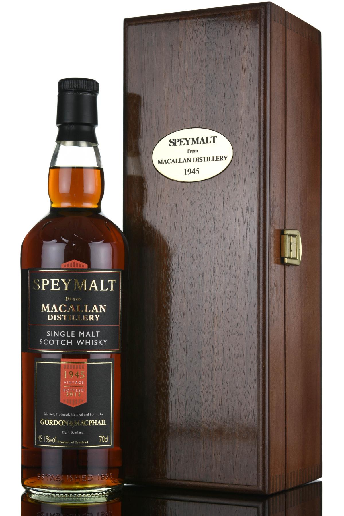 Macallan 1945-2013 - 68 Year Old - Gordon & MacPhail - Speymalt - Casks 106 & 109