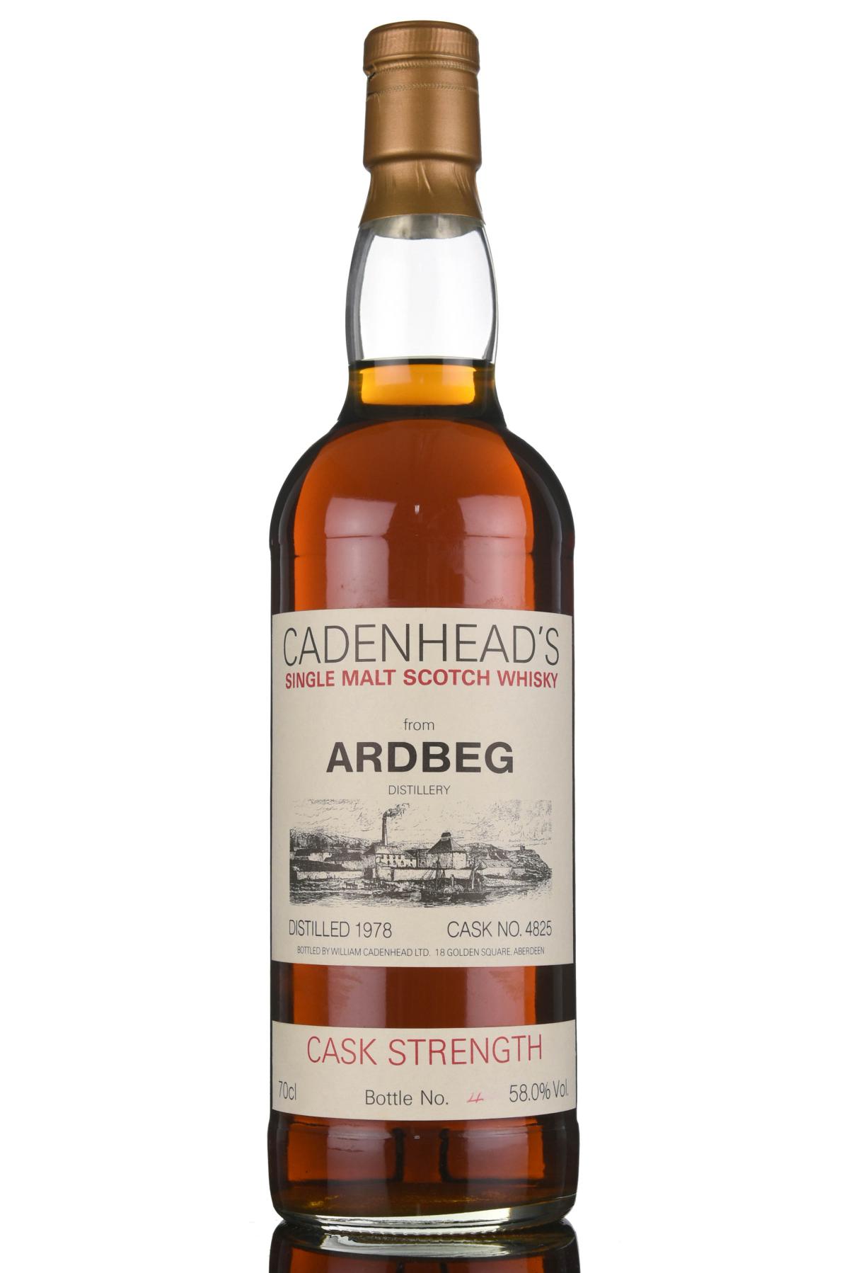 Ardbeg 1978 - Cadenheads Cask Strength 4825