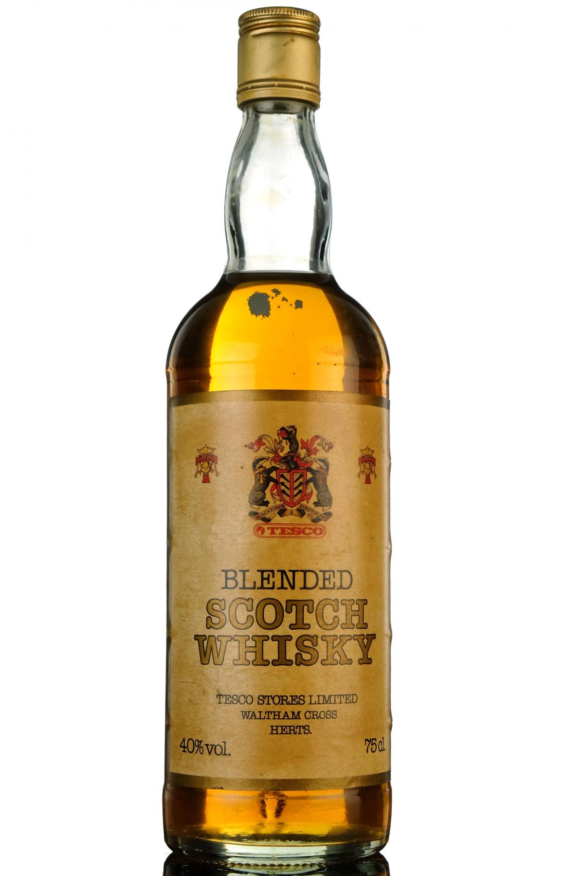 Tesco Blended Scotch Whisky - 1980s