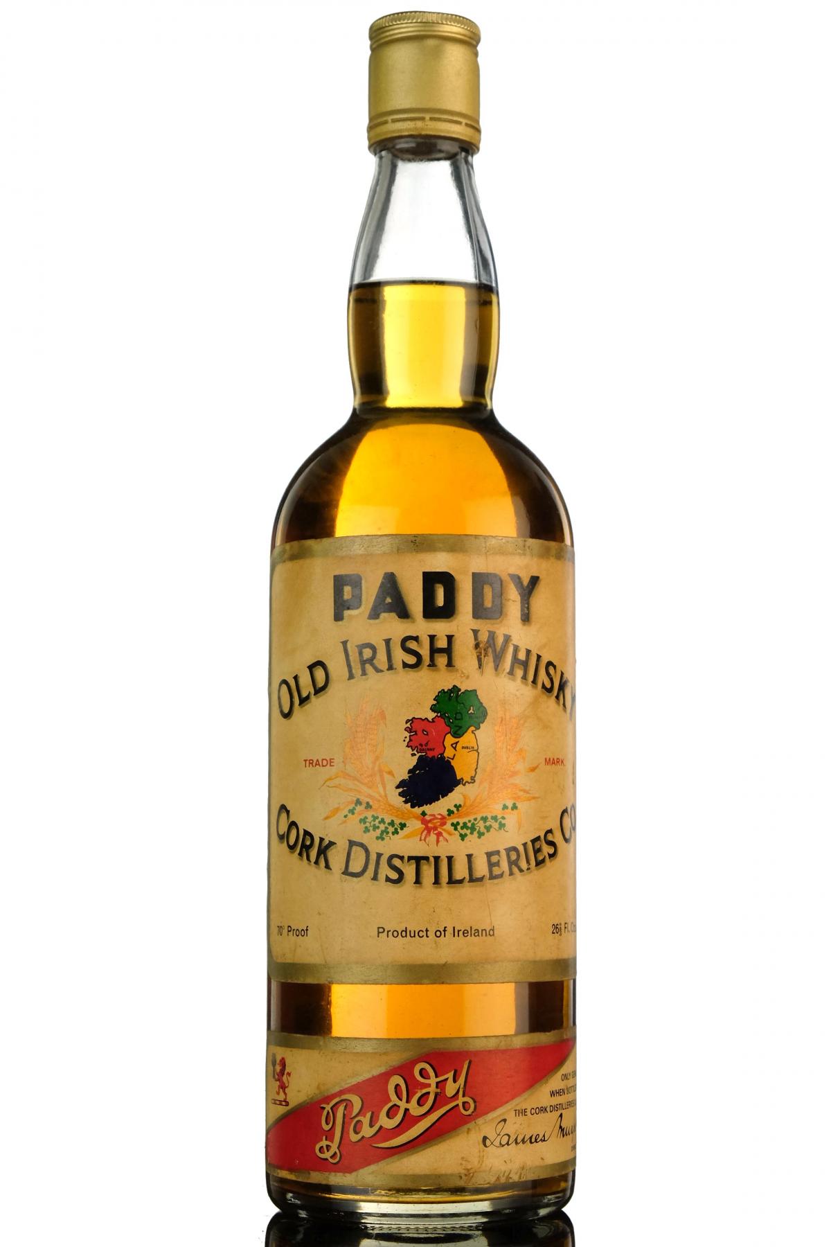 Paddy Irish Whiskey 1970s