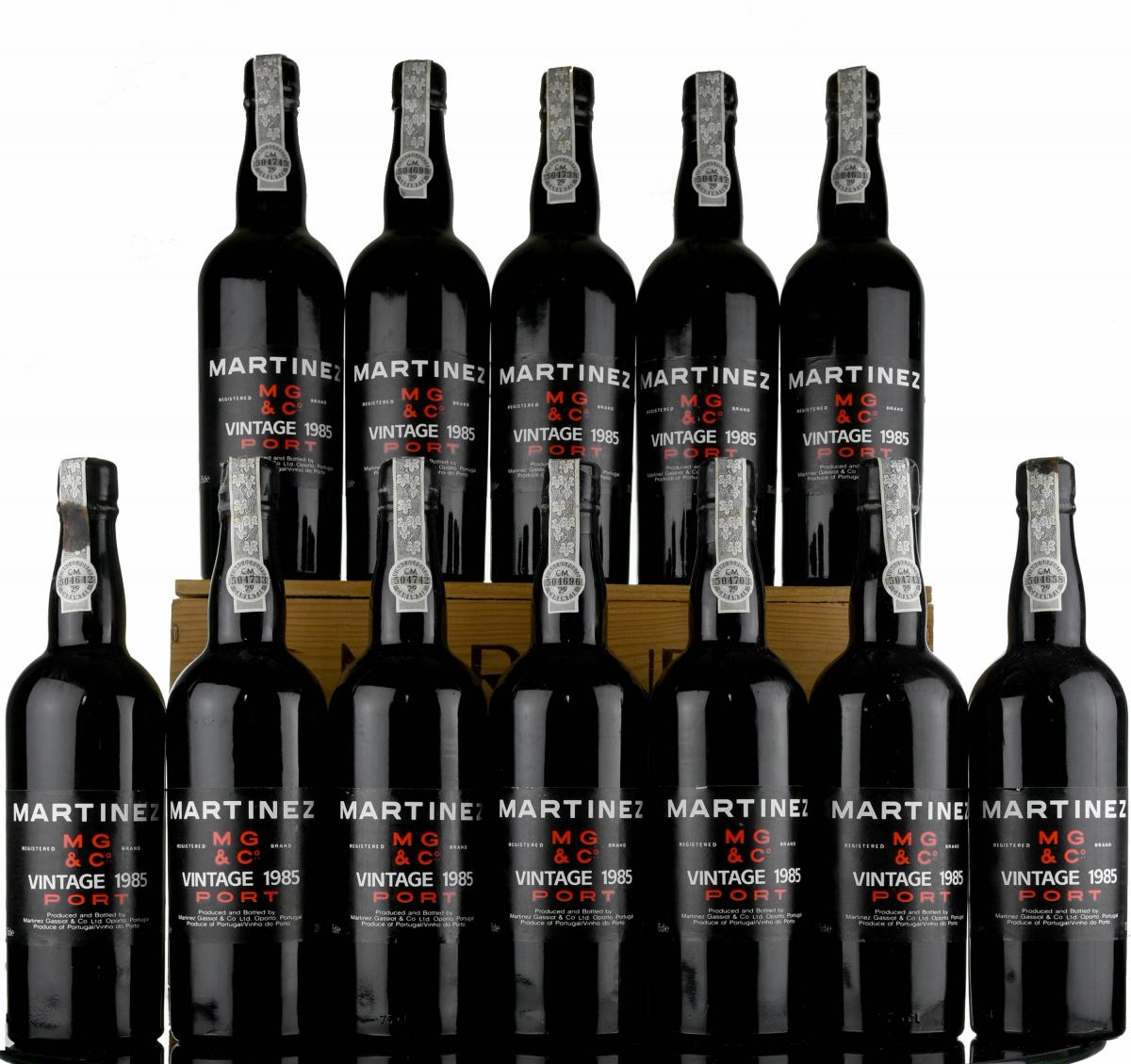 1 Case Martinez 1985 Vintage Port