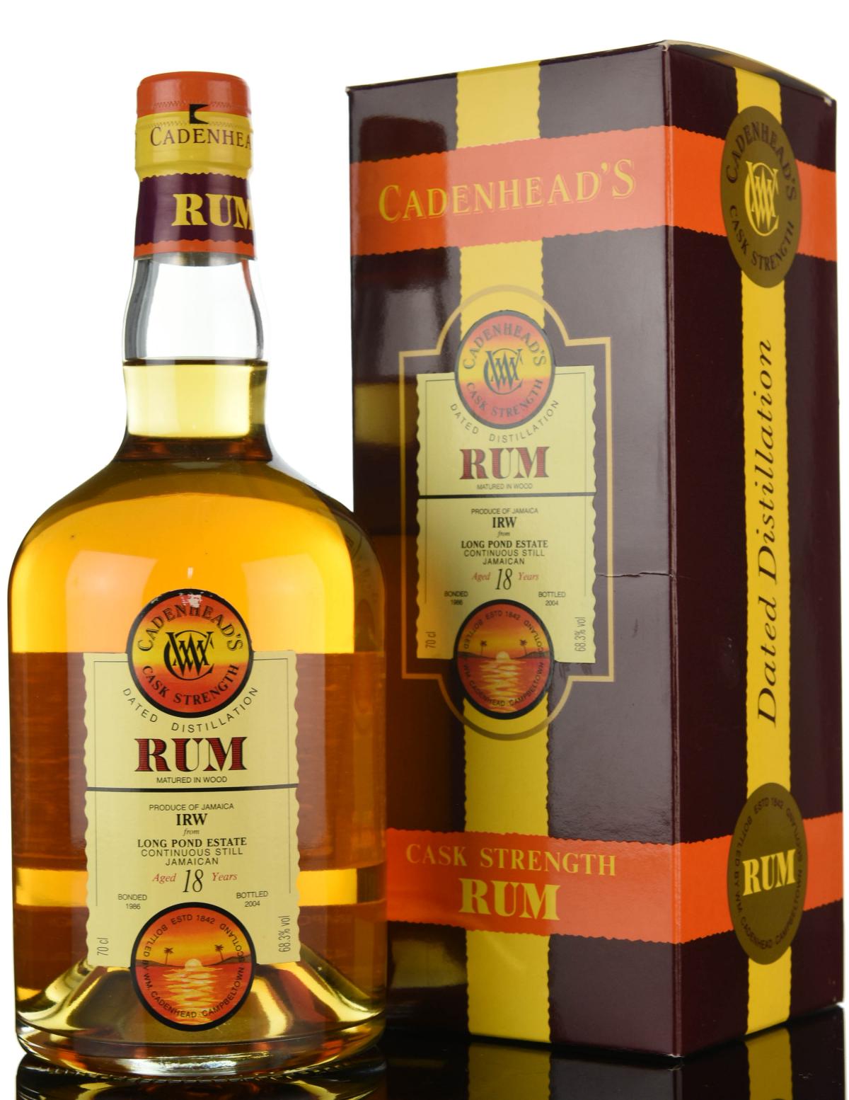 Long Pond Estate 1986-2004 - 18 Year Old - Cask Strength - Cadenheads Rum