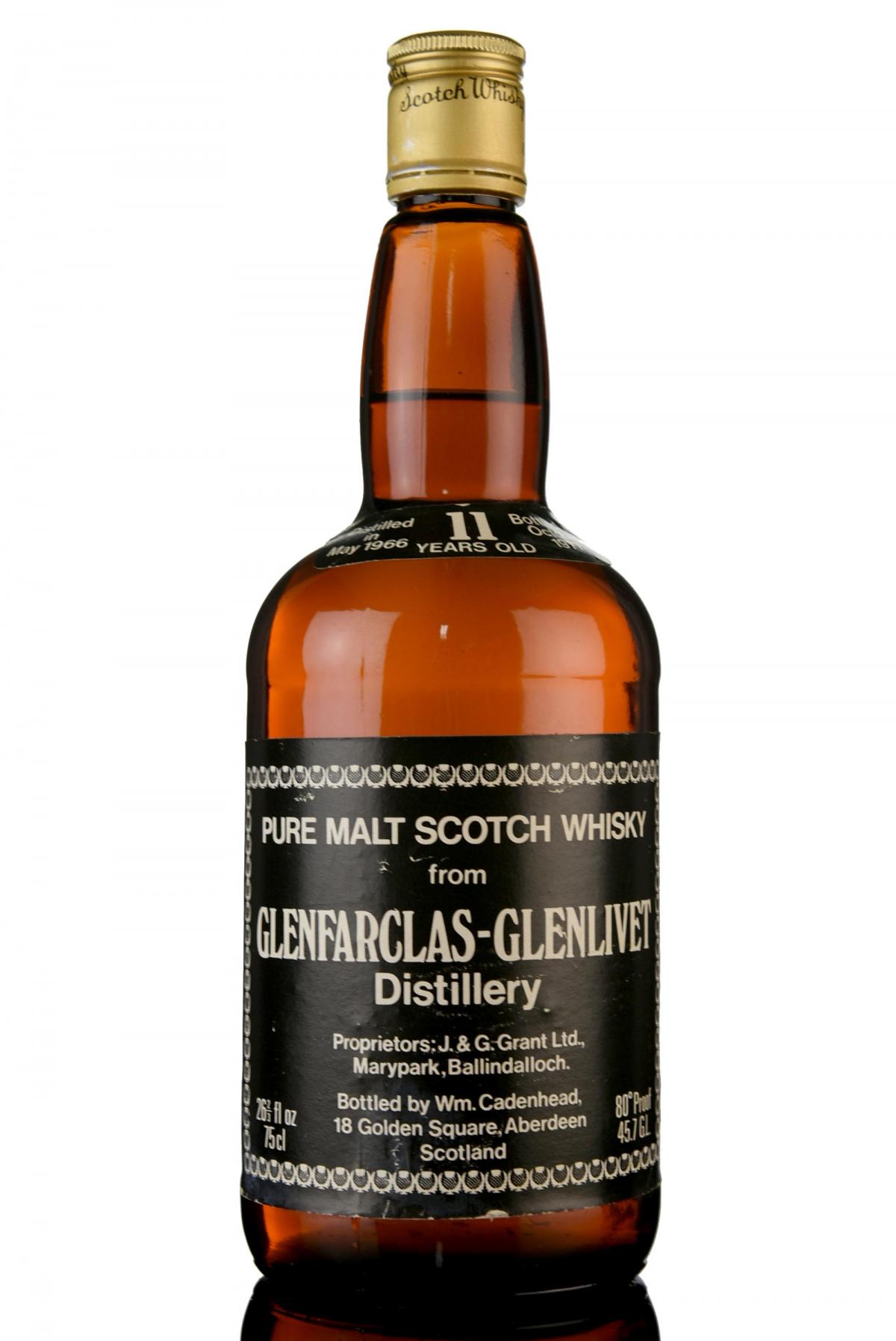Glenfarclasglenlivet 1966 - 1977 Cadenhead Dumpy