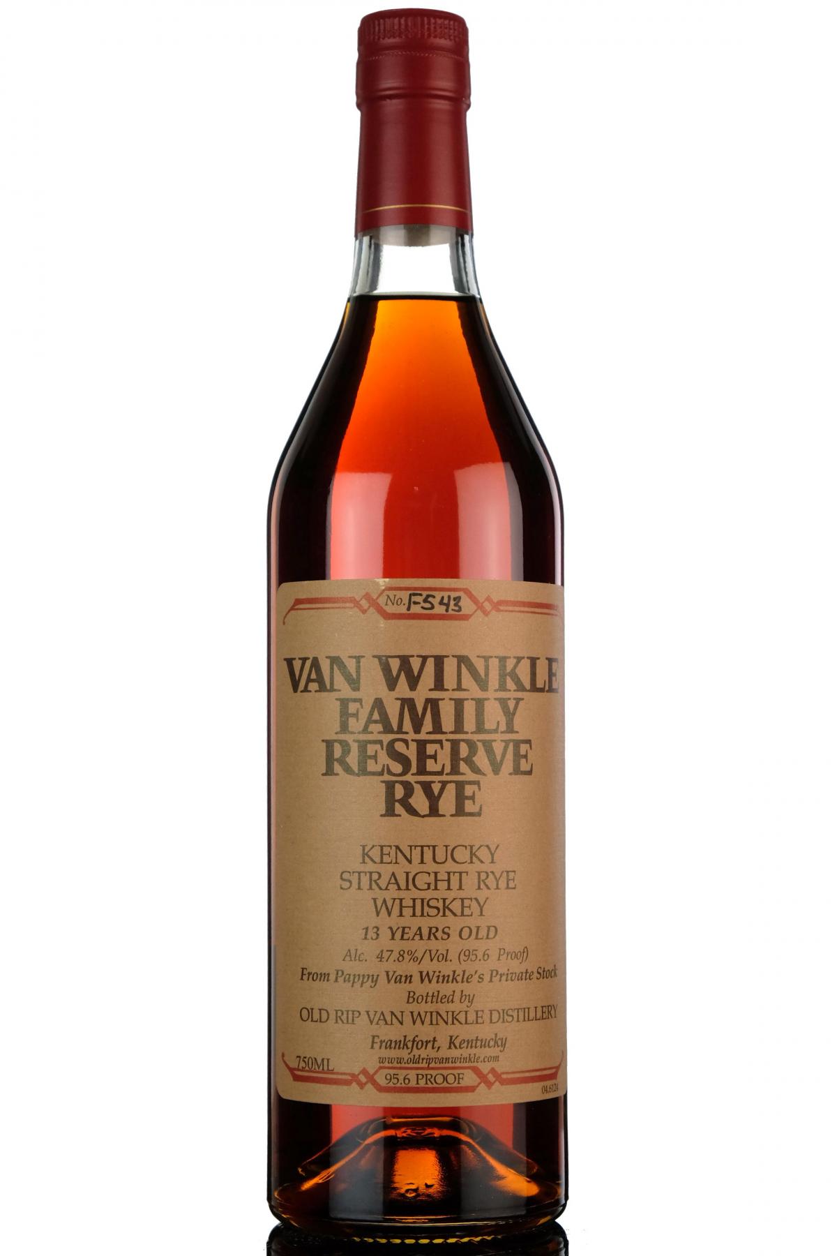 Pappy Van Winkles Family Reserve  13 Year Old
