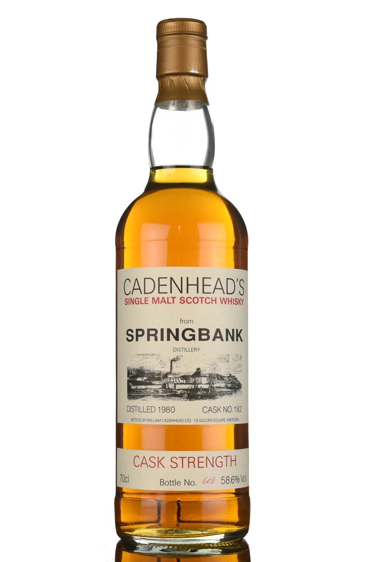 Springbank 1980 Cadenheads 182