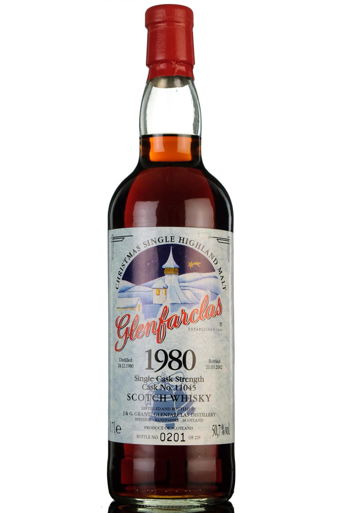 Glenfarclas 1980-2002 - Christmas Malt - Single Cask 11045